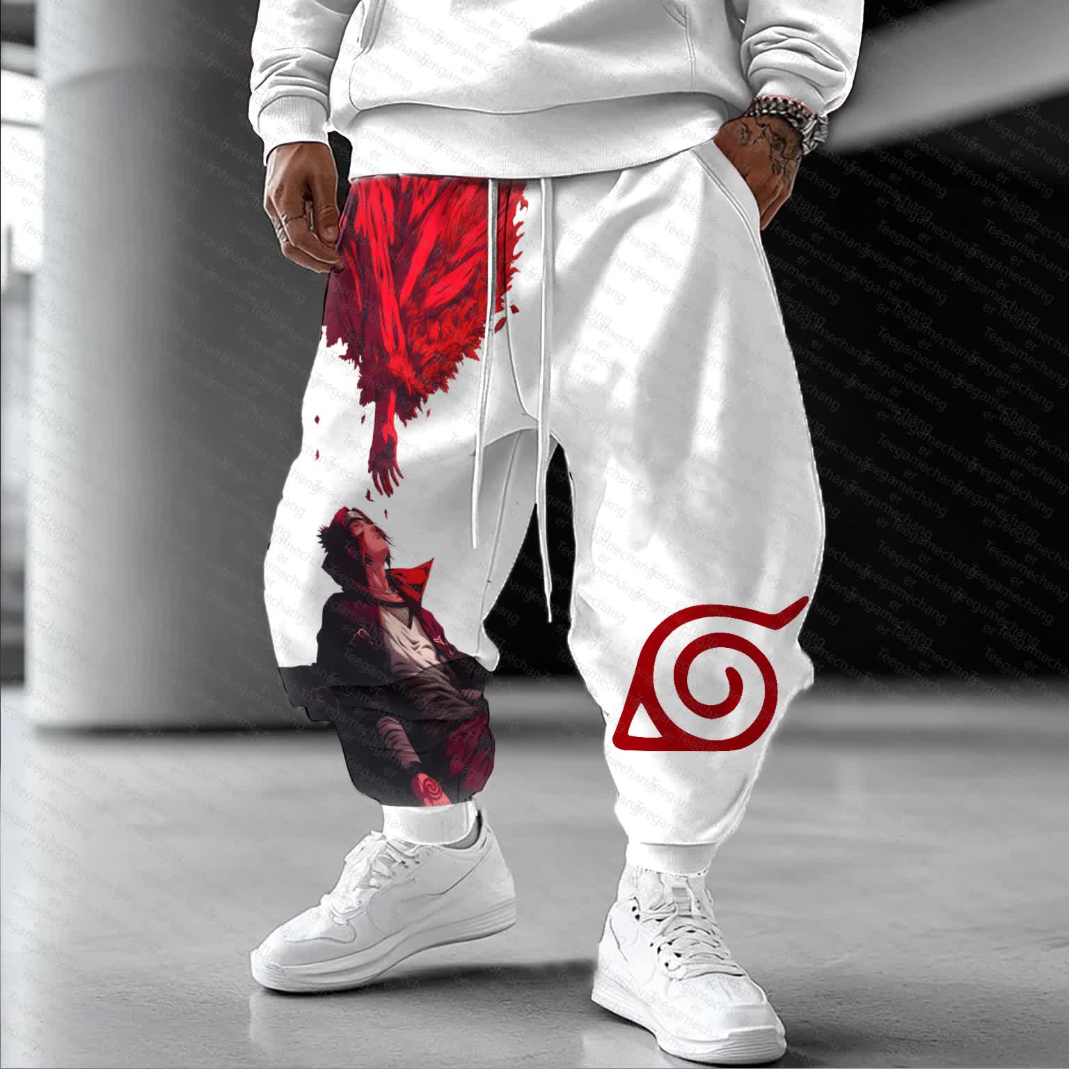 Unisex   Casual Anime Streetwear Pants