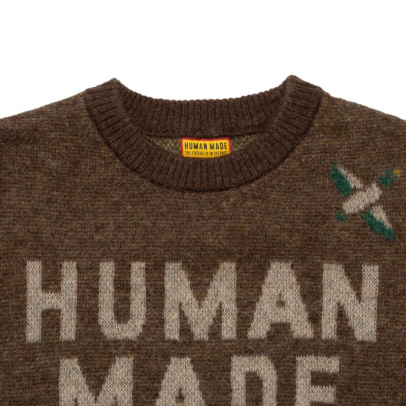 HUMAN MADE GRAPHIC KNIT SWEATER