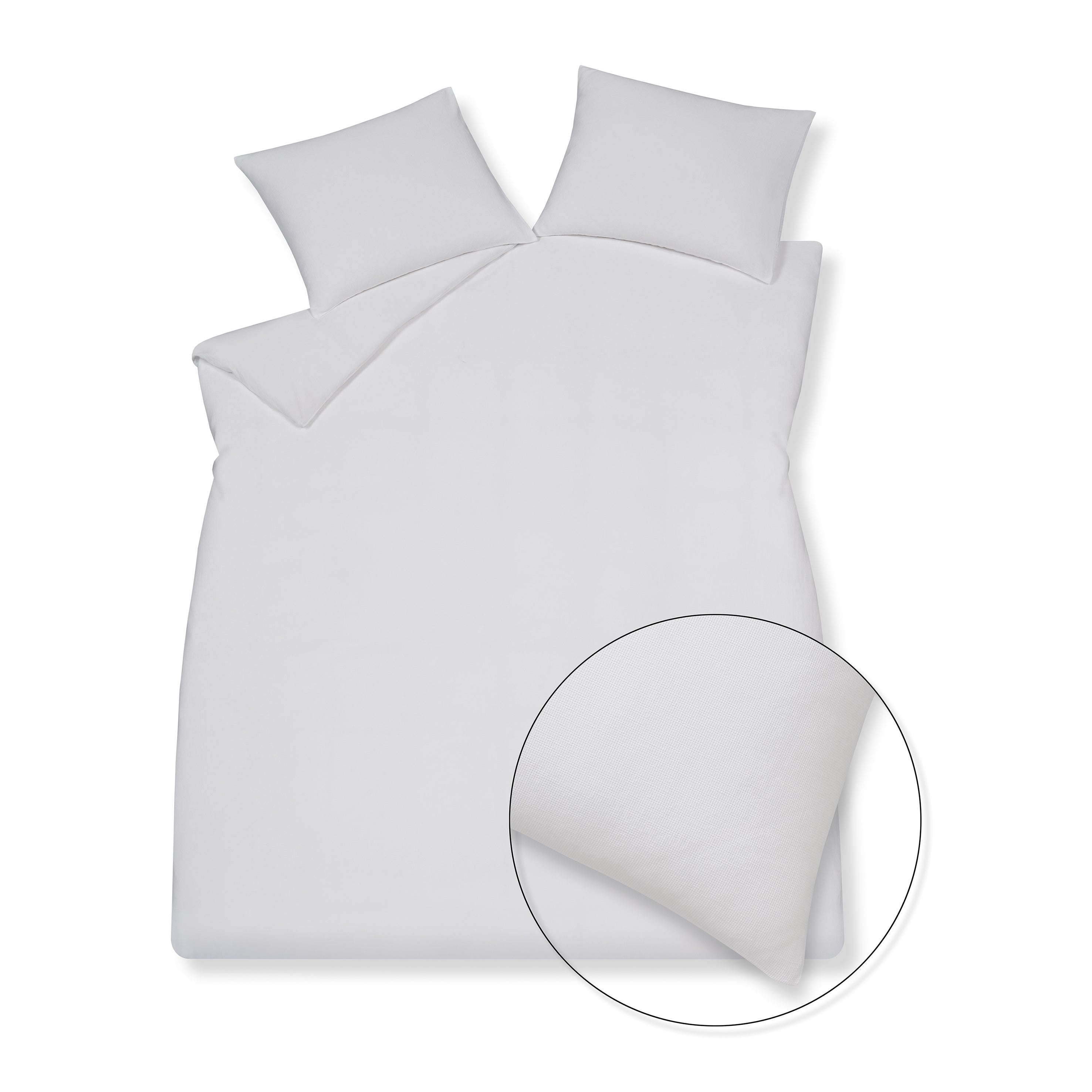 Vandyck Pure Dekbedovertrek 240x200/220 cm - White