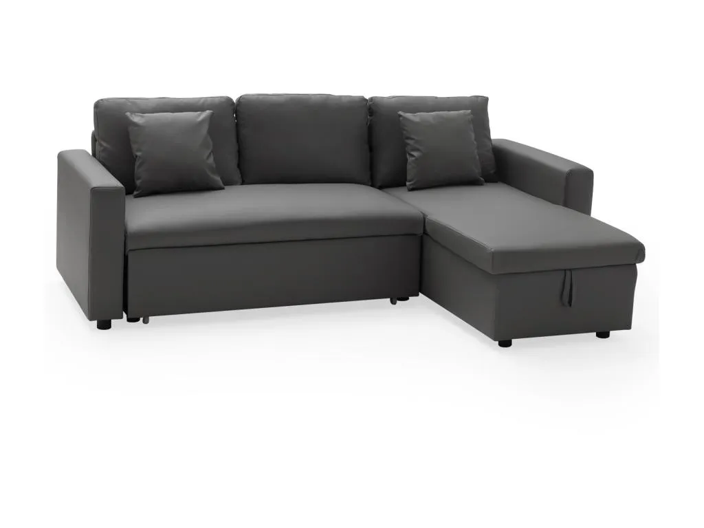 Sofá cama de polipiel 3 plazas color gris Casabellaes TYRX47212