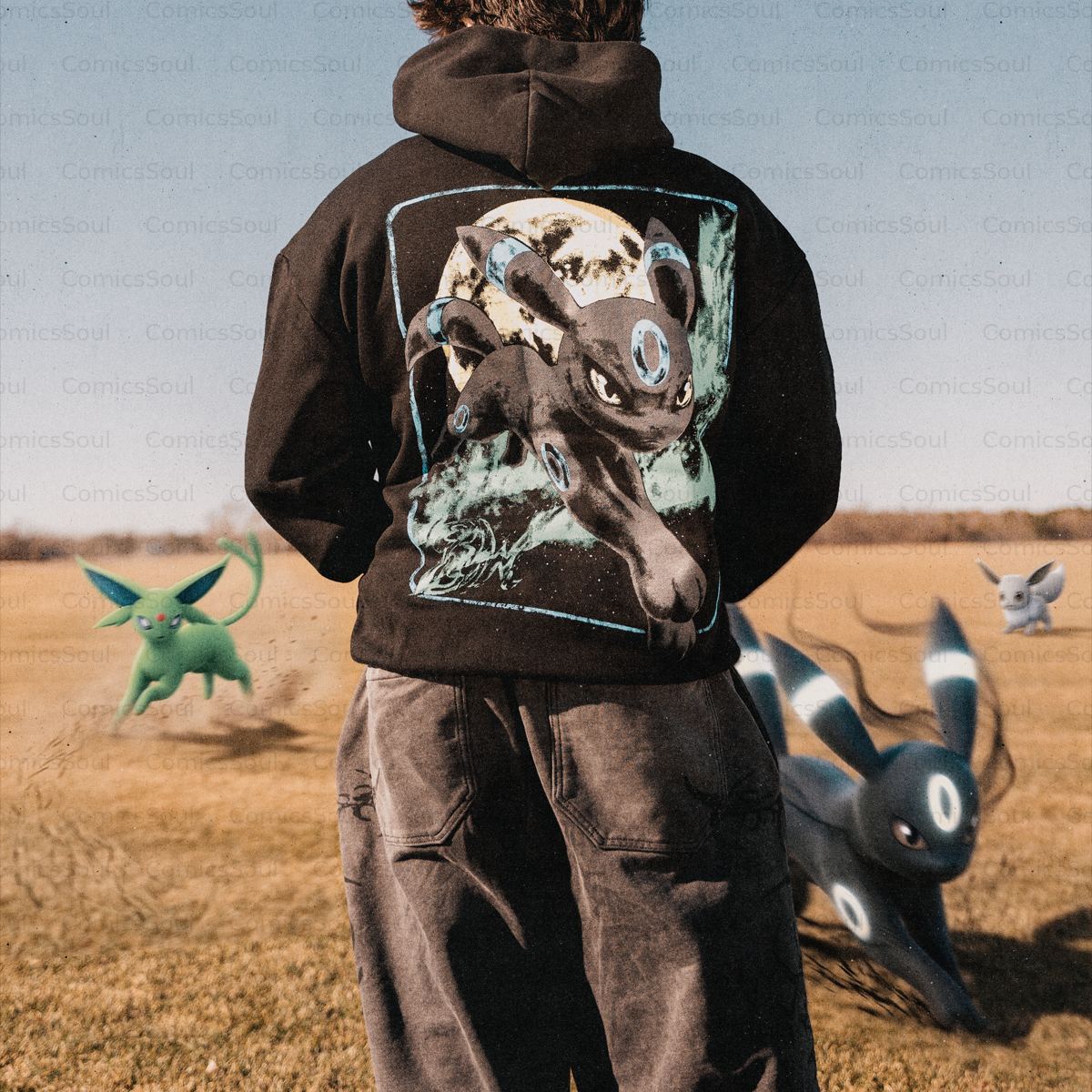 Unisex Anime MOONBREON  Streetwear Vintage Hoodie
