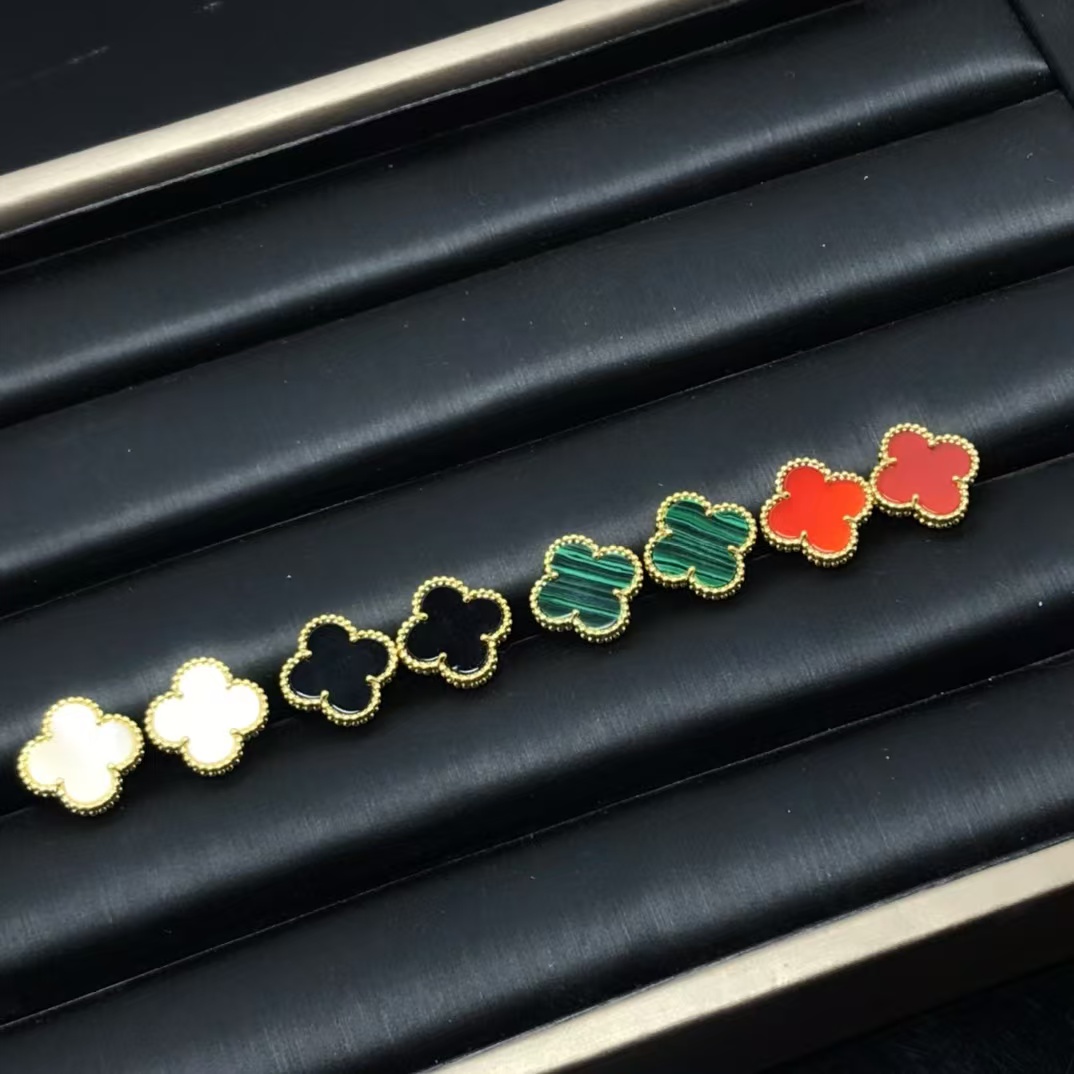 VCA Vintage Alhambra Earrings - Big - Original Replica Club