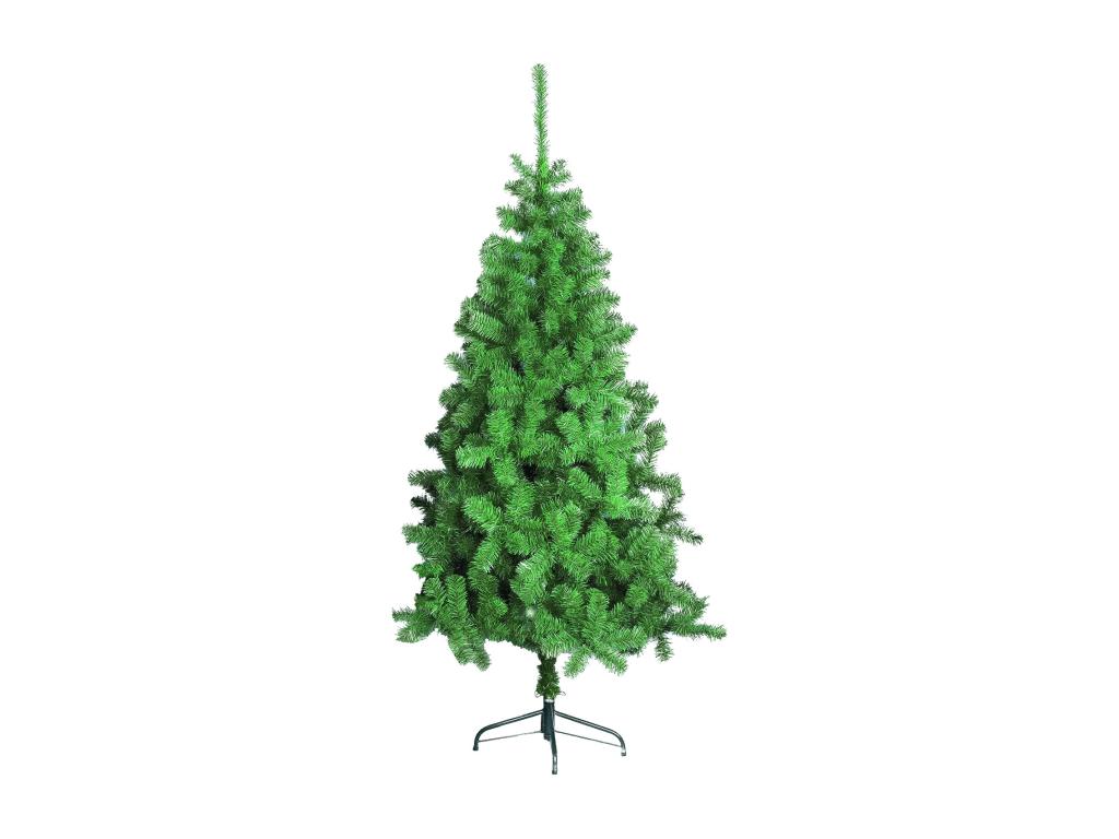Àrbol de Navidad 210 cm Santa Claus, Pino artificial, Árbol de efectos reales, Árbol de Navidad, 120x120 h210 cm, Verde
