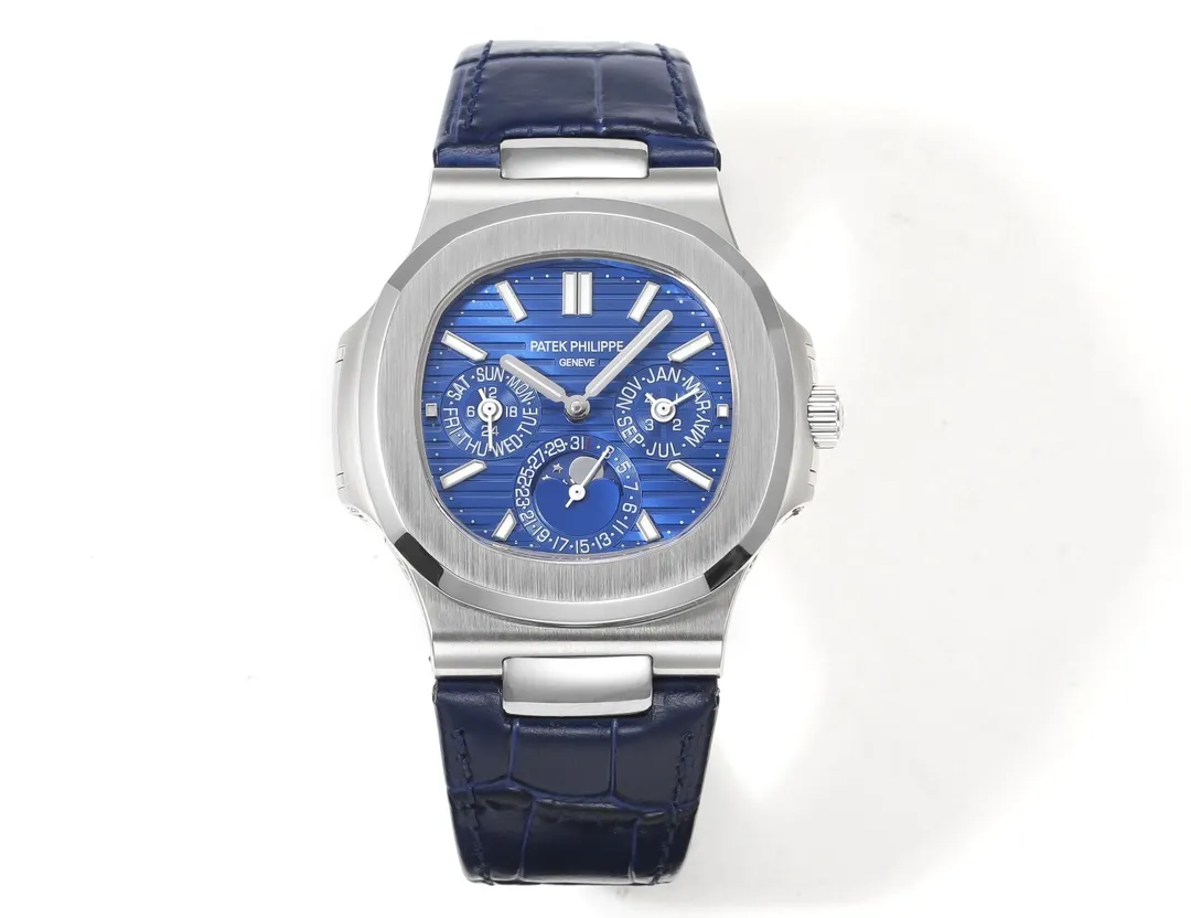 Patek Philippe Blue Nautilus Perpetual Watch