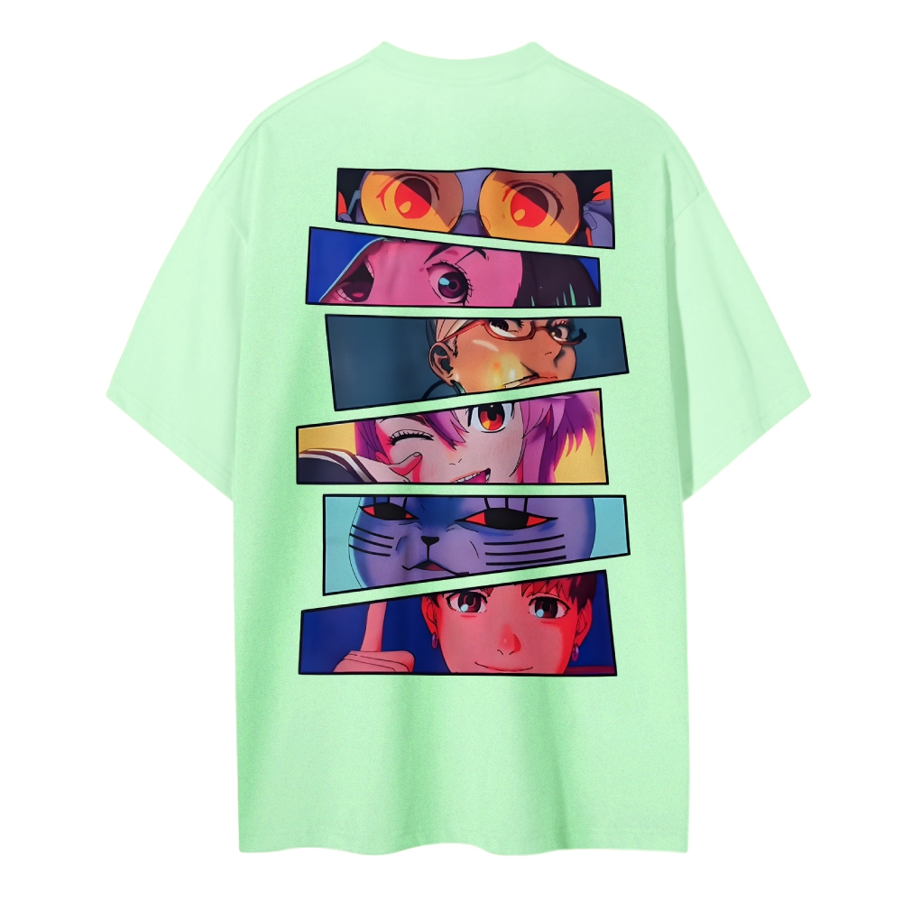 DANDADAN Cotton Unisex Round Neck Anime T-shirt TeeThreads Sustain the Scene with Custom Apparel