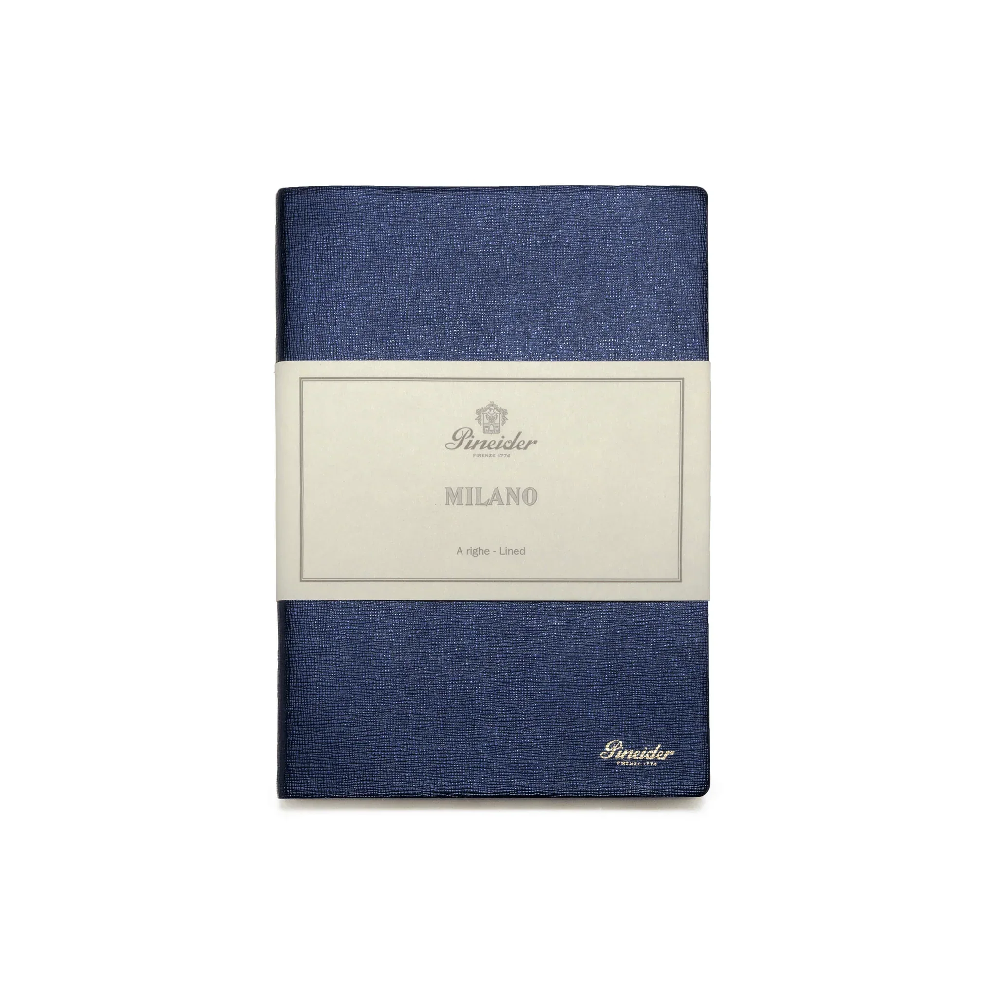 Pineider Milano Leather Laid Notebook Medium