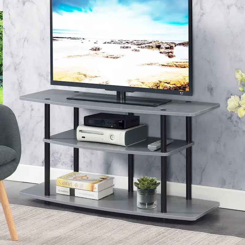 Convenience Concepts Designs2Go Tool-Free 3-Tier Wide TV Stand