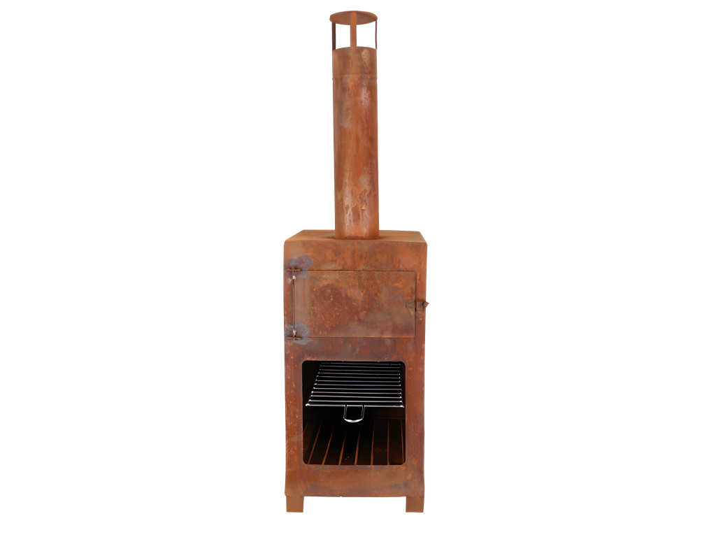Chimenea Hogarmagic xterior con horno de pizza integrado