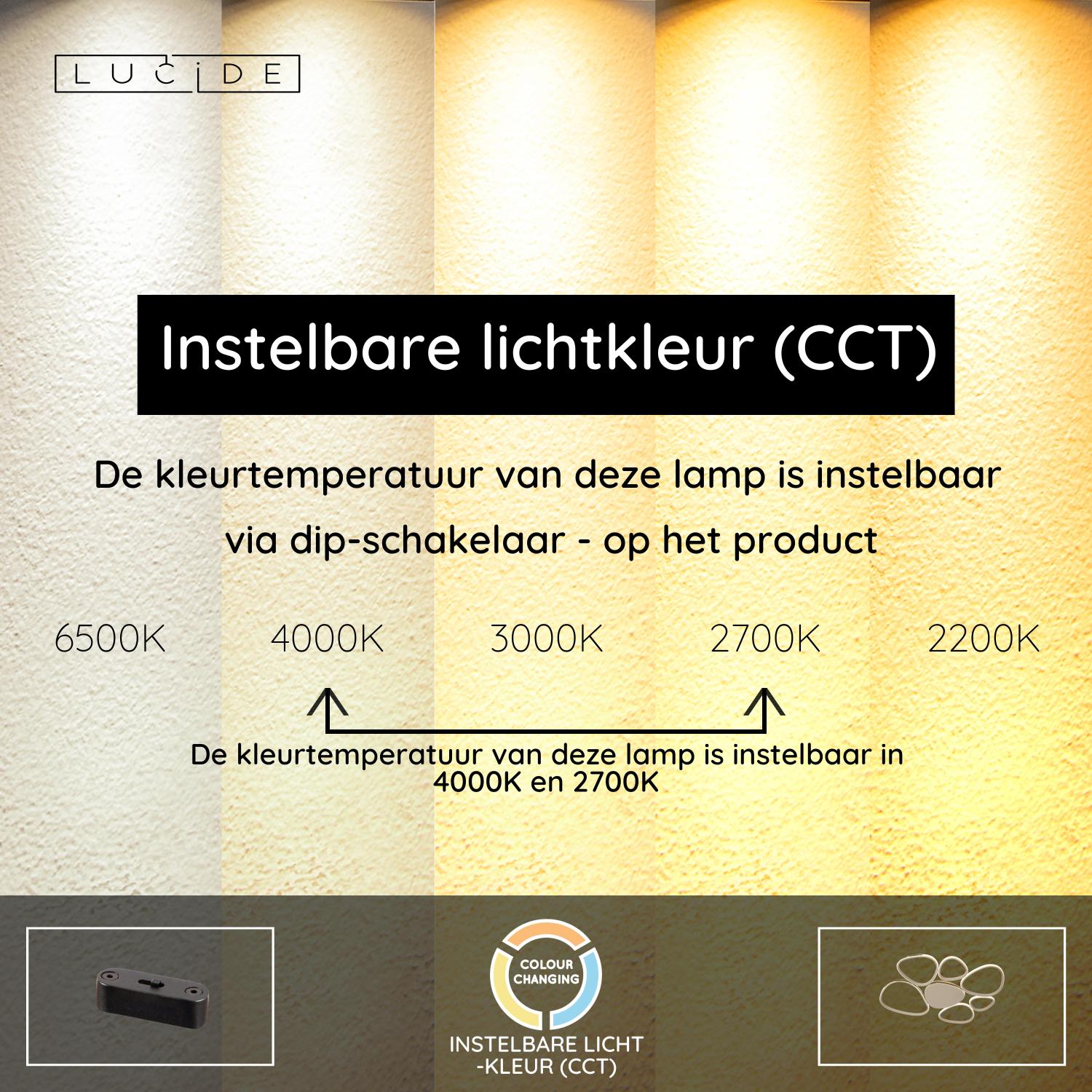 Lucide SAMLING Plafonnière - Taupe