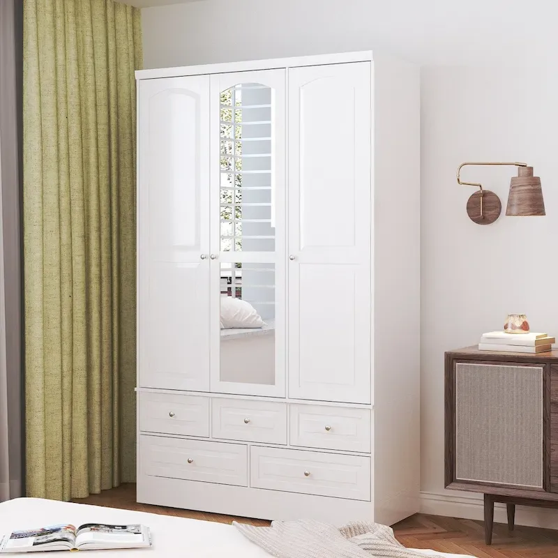 78.7H Combo Twin Wardrobe Set: Stylish and Functional Armoires for Your Closet