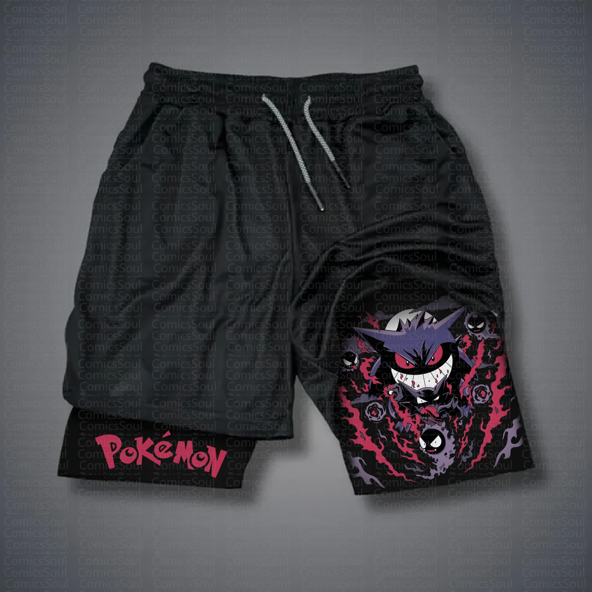 Unisex Casual Anime Streetwear Shorts 丨Comicssoul