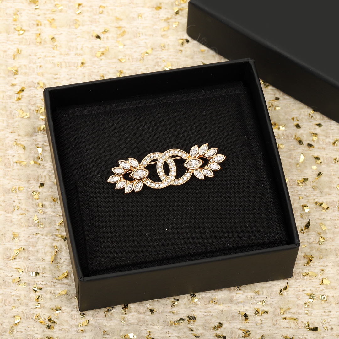 Elegant Chanel Ear of Wheat Brooch - Original Replica Club