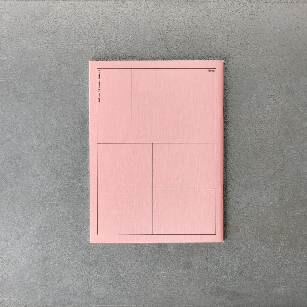 Carnet Booq - Rose & Jaune
