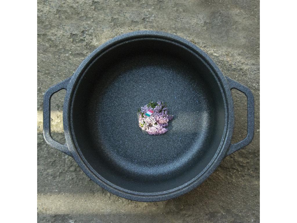 Cacerola Baja Desmontables, Negro, 24x24x10 cm, Risolì