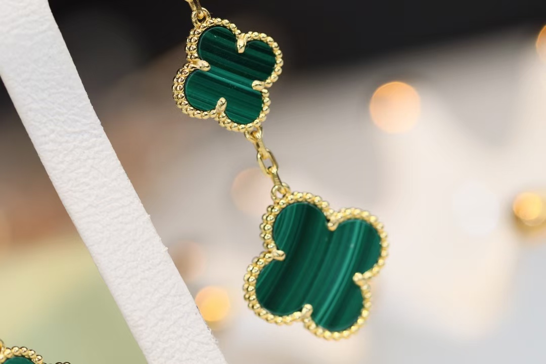 VCA Magic Alhambra Earrings 3 Motifs - Original Replica Club