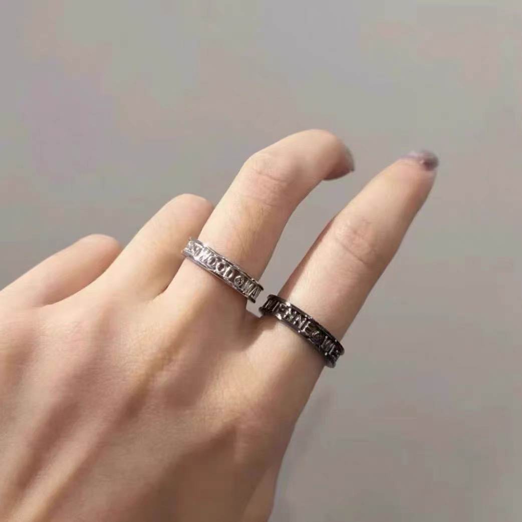Vivienne Westwood Hollow Letters Ring - Original Replica Club