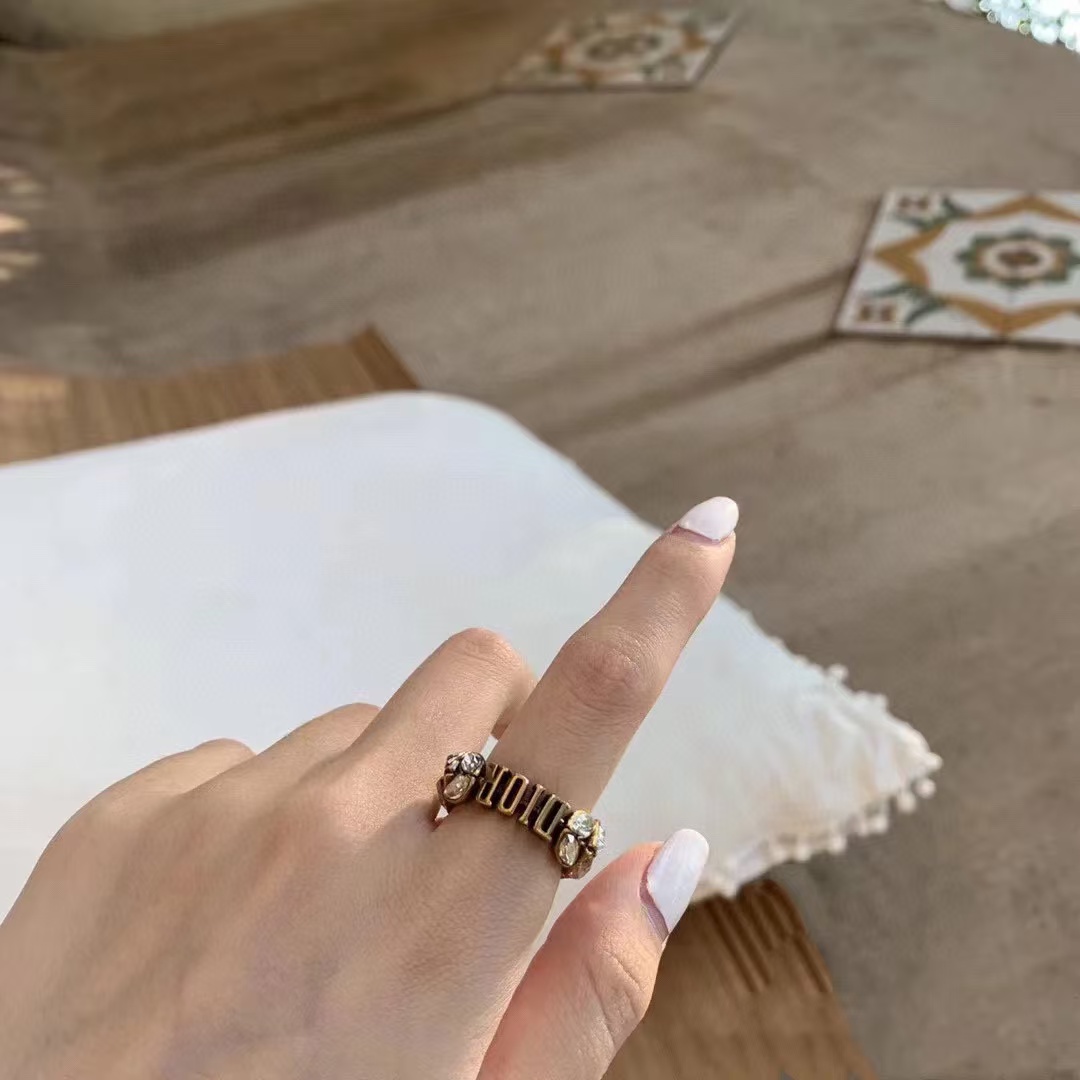 Dior Vintage Rhinestone Ring - Original Replica Club