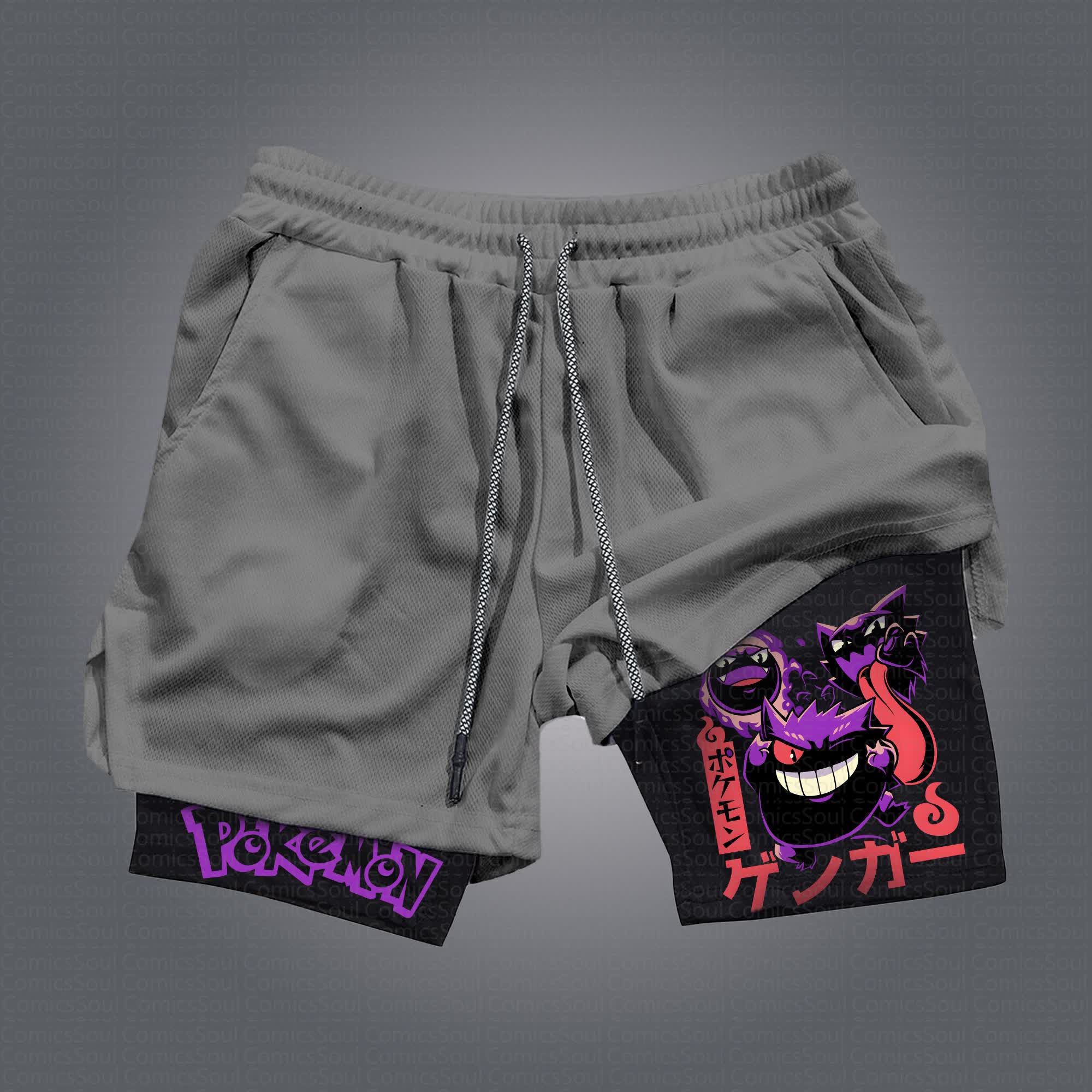 Unisex Casual Anime Streetwear Shorts 丨Comicssoul