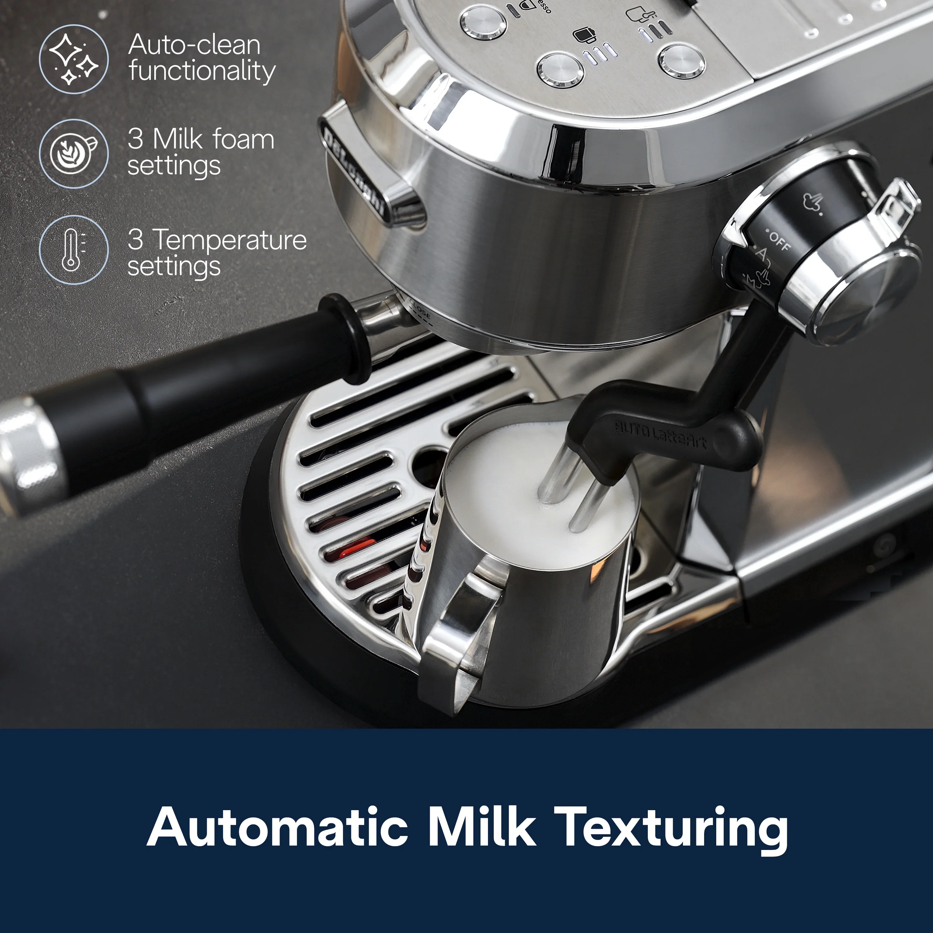 Delonghi  New Dedica Maestro Plus Espresso Machine with Automatic Steam Wand