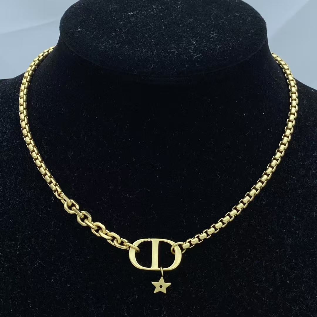 Dior CD Pendant Star Charm Necklace - Original Replica Club