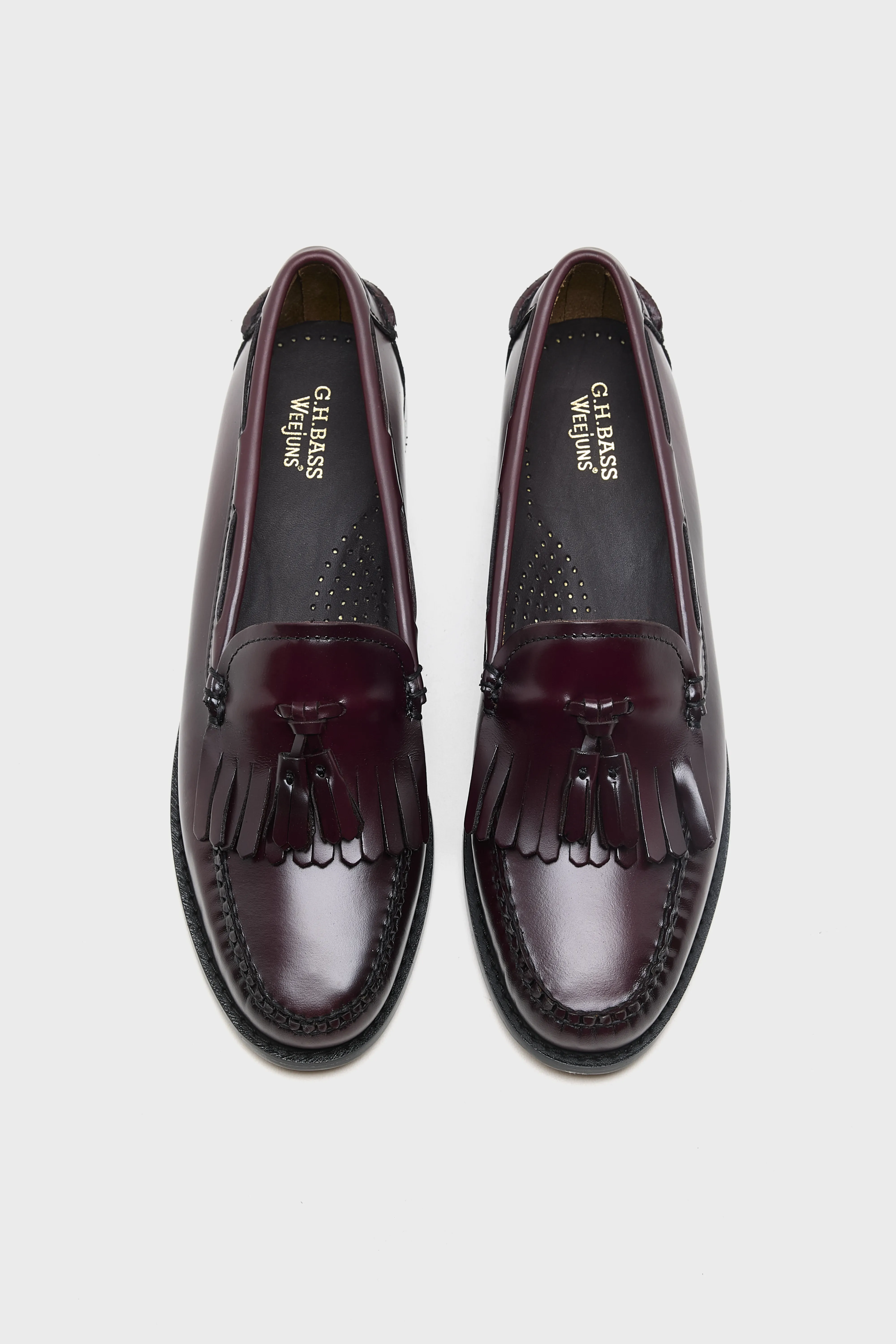 Bellerose Weejuns Esther Kiltie Tassel Loafers for Women  (261 / W / WINE)