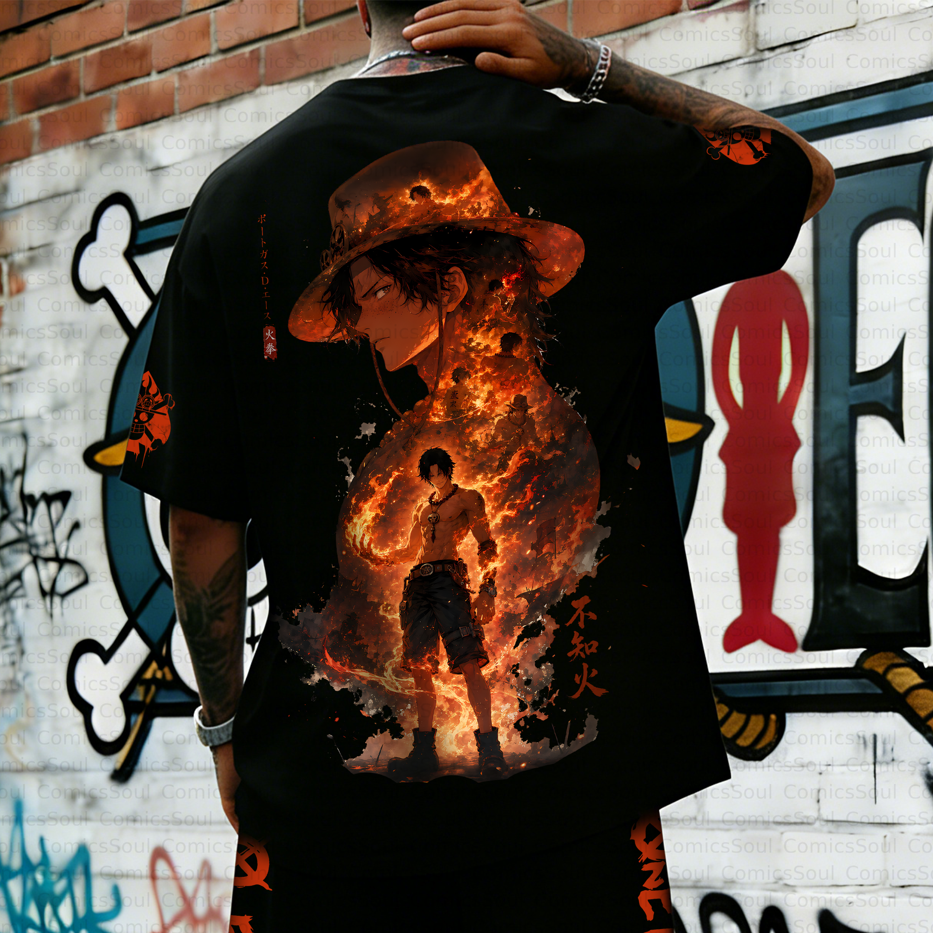 Unisex Anime Inspired Vintage T-Shirt