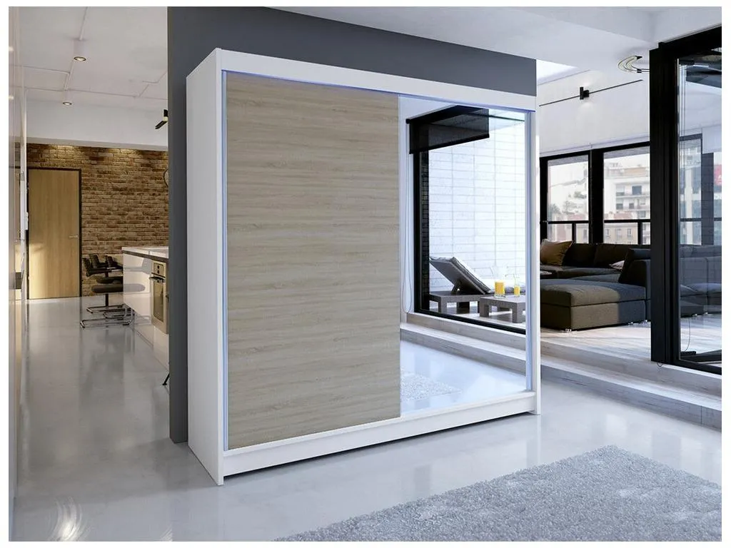 Armario Decocasaes 137 Decocasaes | Blanco 215x180x58cm Puertas de armario - Correderas 97192zxps