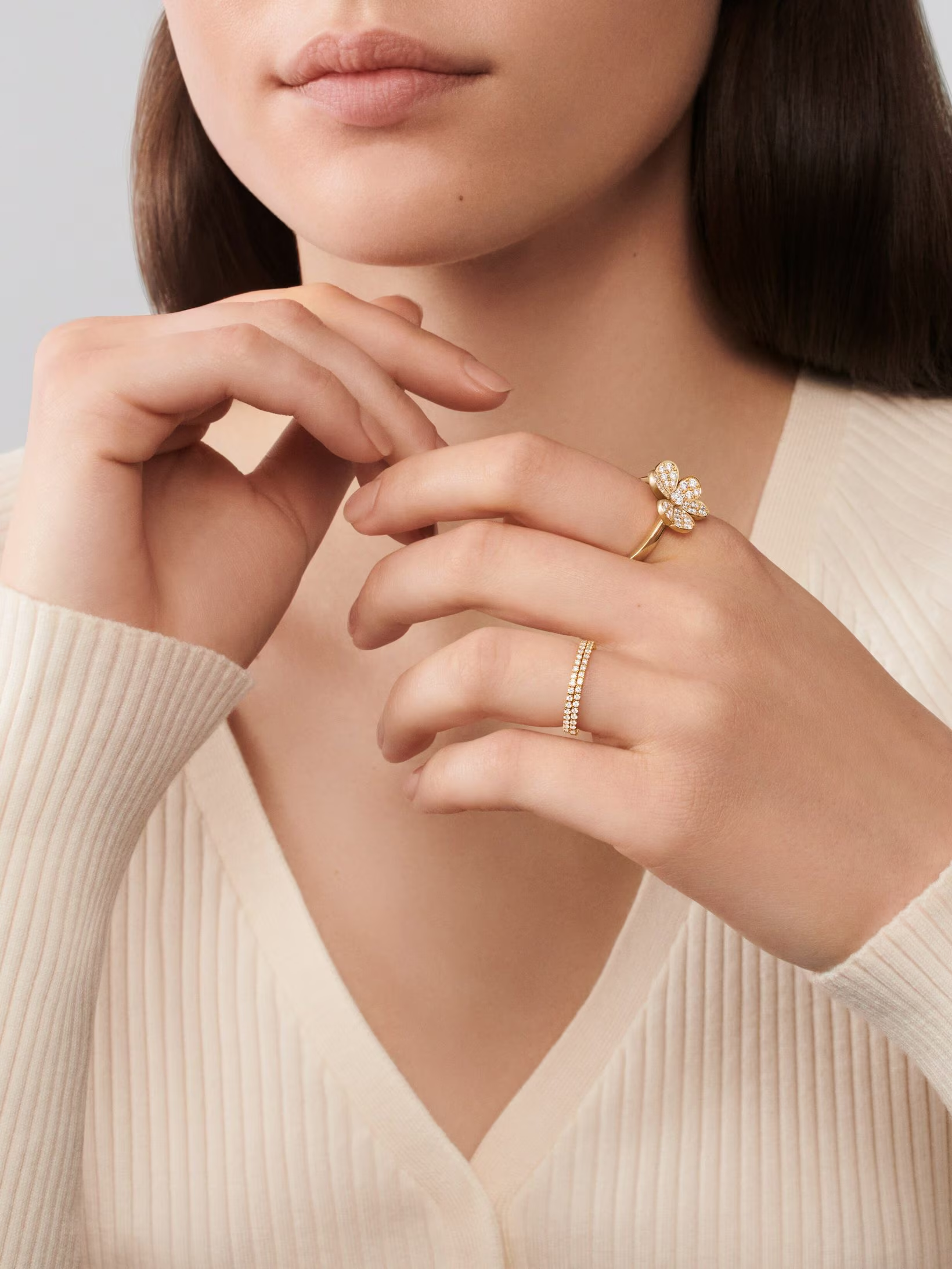 VCA 1 flower Frivole Ring - Original Replica Club