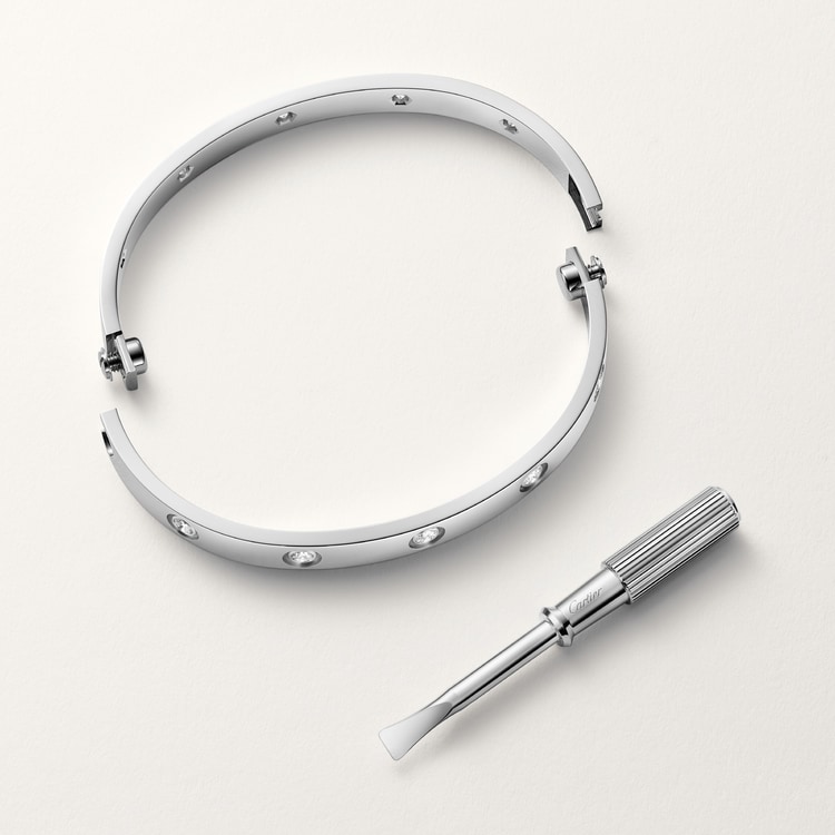 Replicate LOVE bracelet, classic model,10 diamonds(1:1 replica) - Original Replica Club