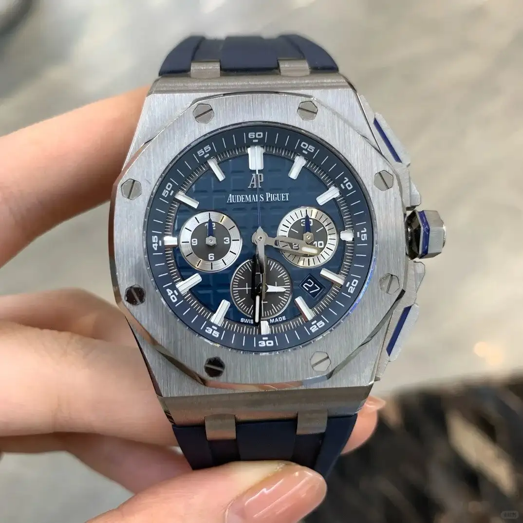 Audemars Piguet Royal Oak Offshore Selfwinding Chronograph Blue, Silver 26480TI.OO.A027CA.01