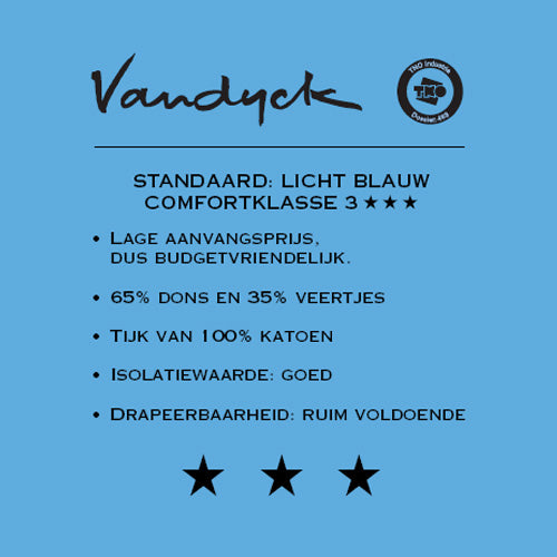 Vandyck 65 4-seizoenen Dekbed 140 x 200 cm