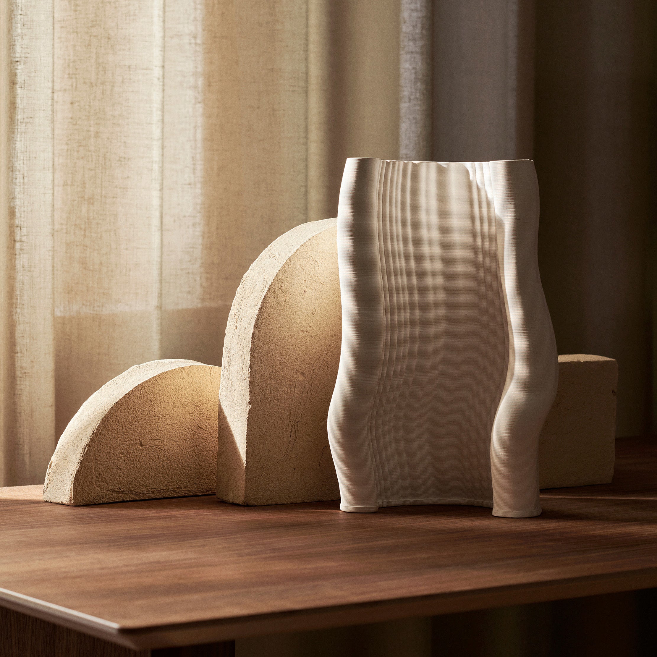 Ferm Living Moire Vaas - L