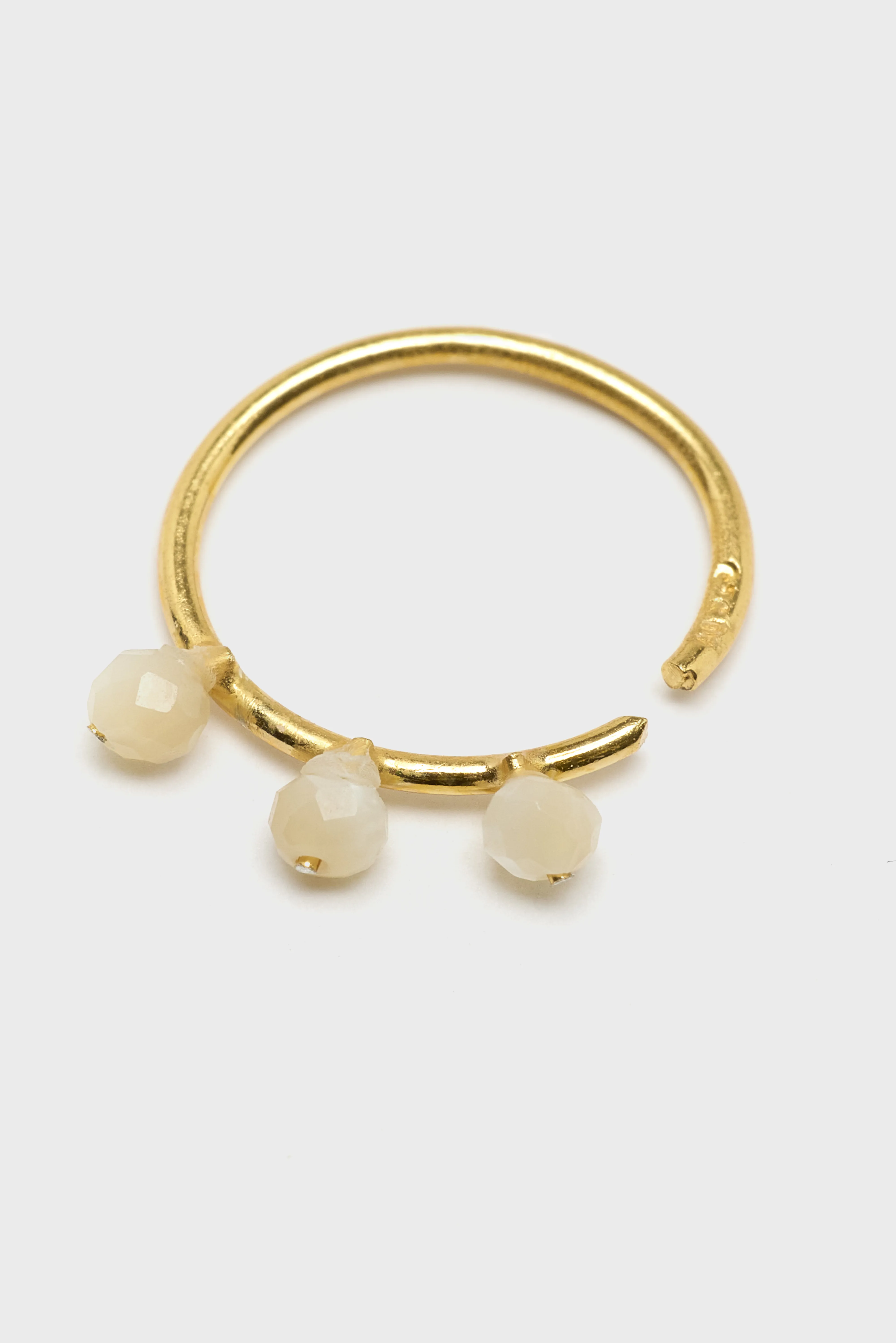 Bellerose Little Pearl Hoop Earrings  (261 / W / GOLD)