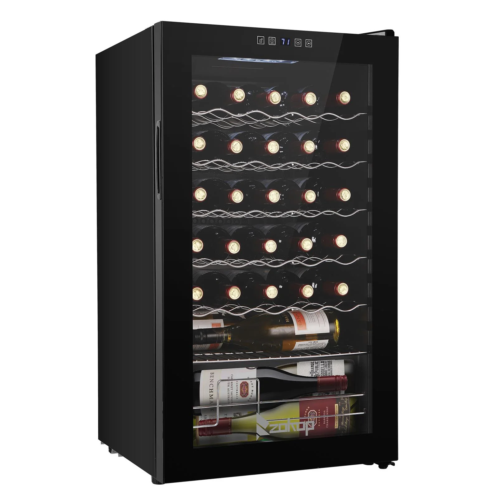 Ktaxon 18 Bottle Compressor Wine Cooler Freestanding Wine Fridge, Fast Cooling, Low Noise - Image 37