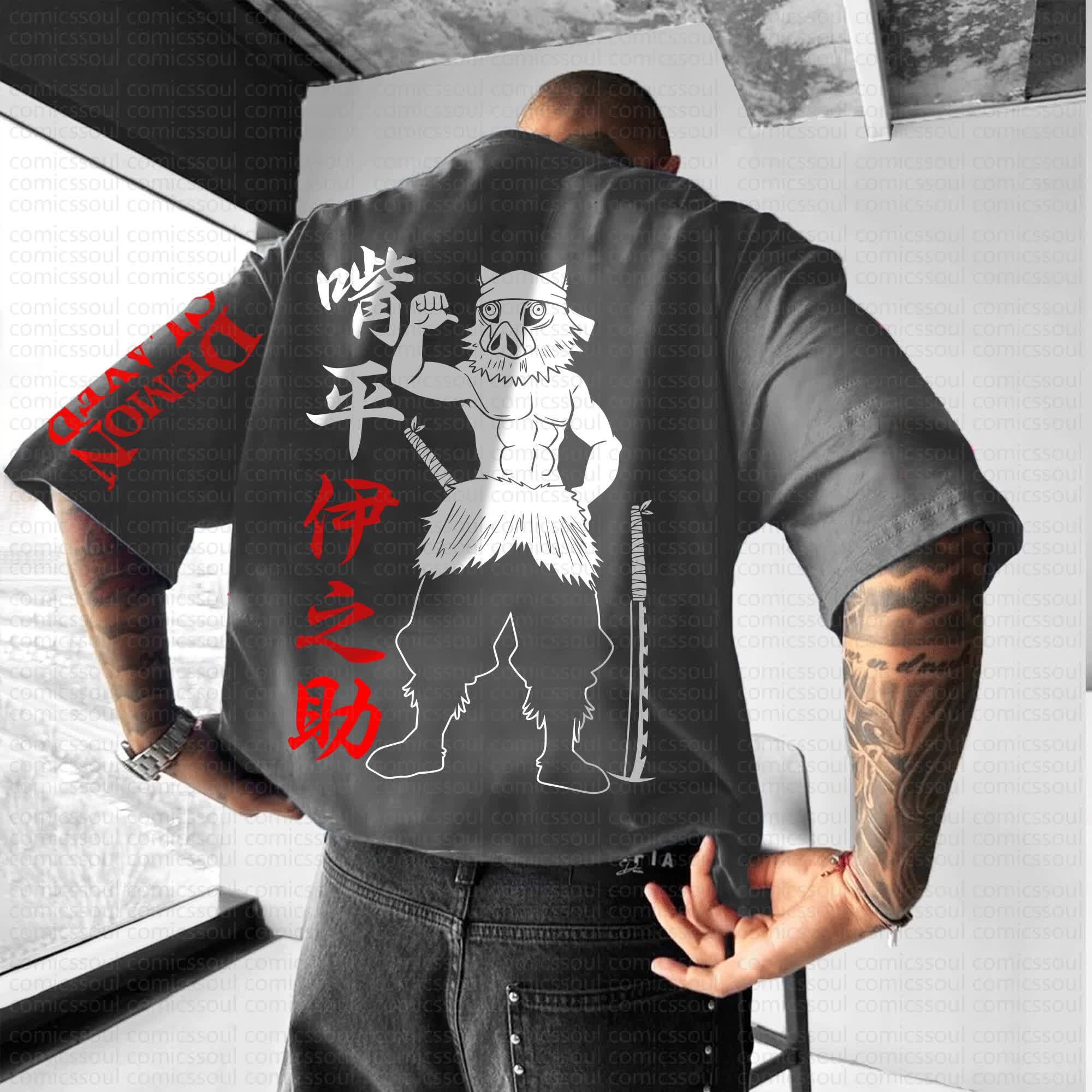 Unisex Anime Inspired Vintage T-Shirt丨Comicssoul