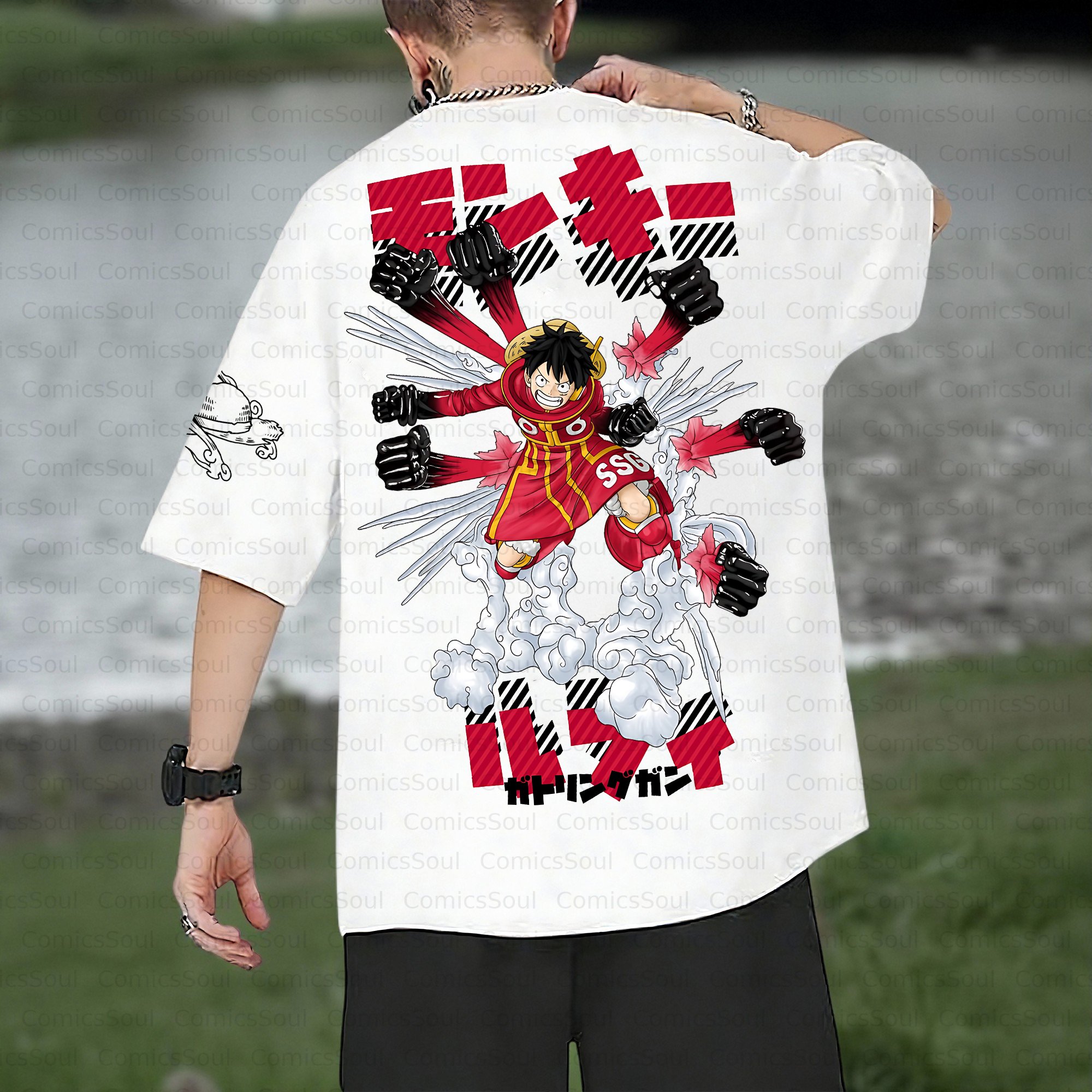 Unisex Anime Inspired Vintage T-Shirt