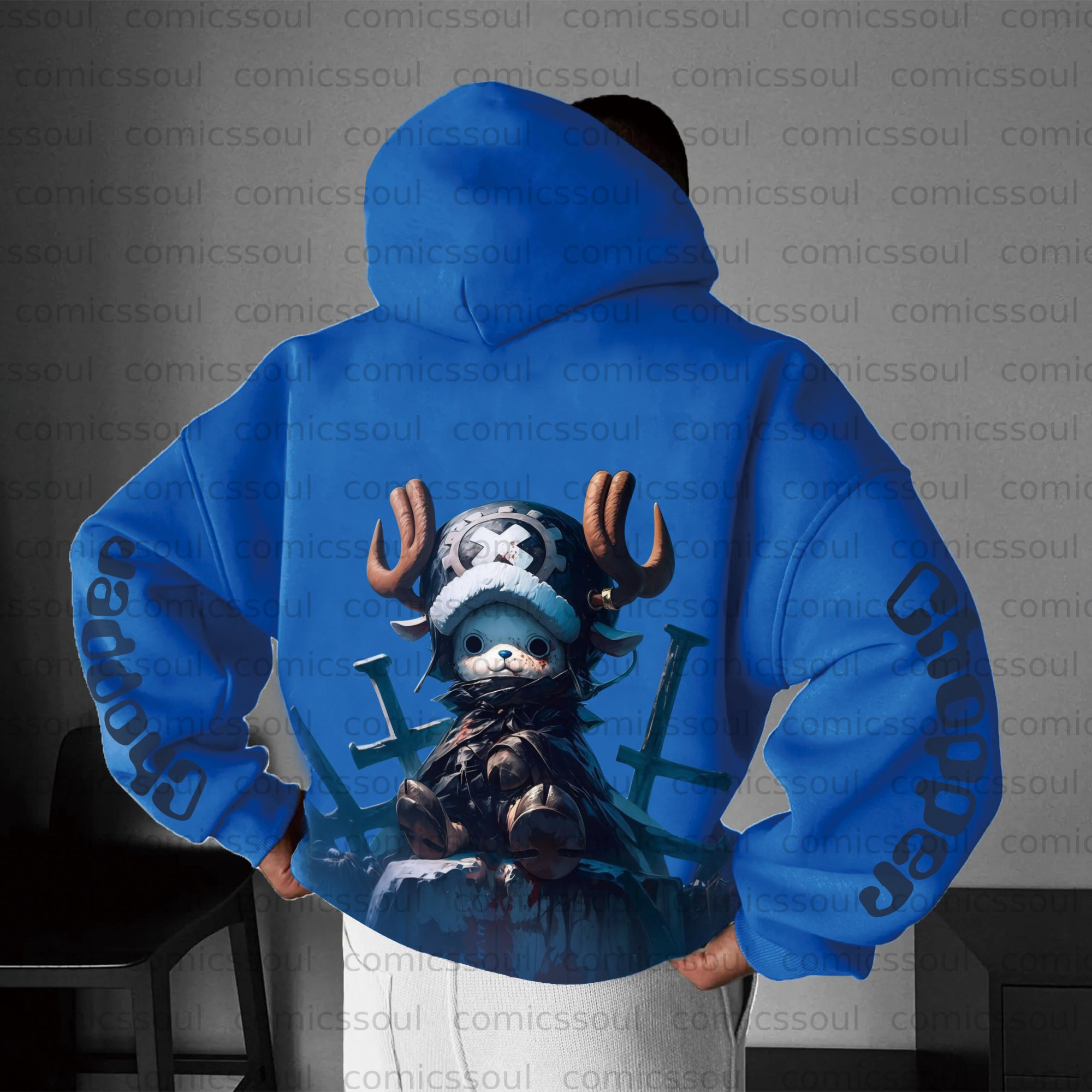 Unisex Anime Graphic Streetwear Vintage Plush Hoodie