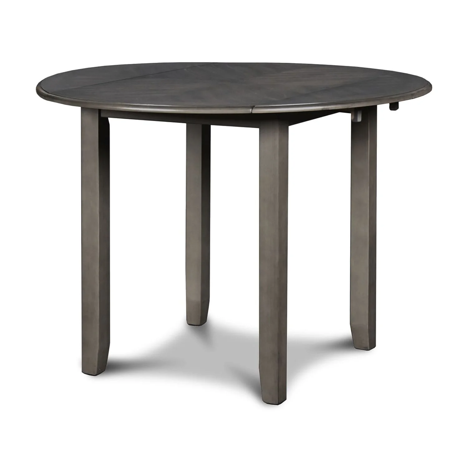 New Classic Gia 3 Piece Contemporary Rubberwood Dining Table Set, Gray - Image 3