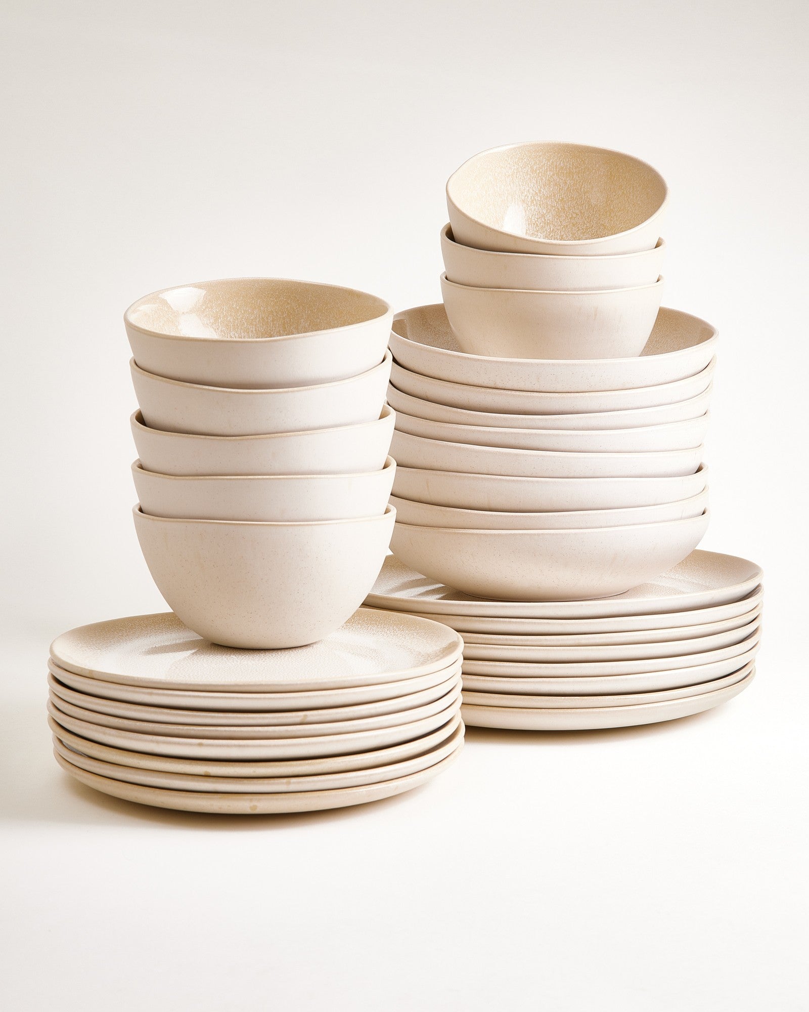 Lorosa Geschirr-Set classic sand 32-teilig