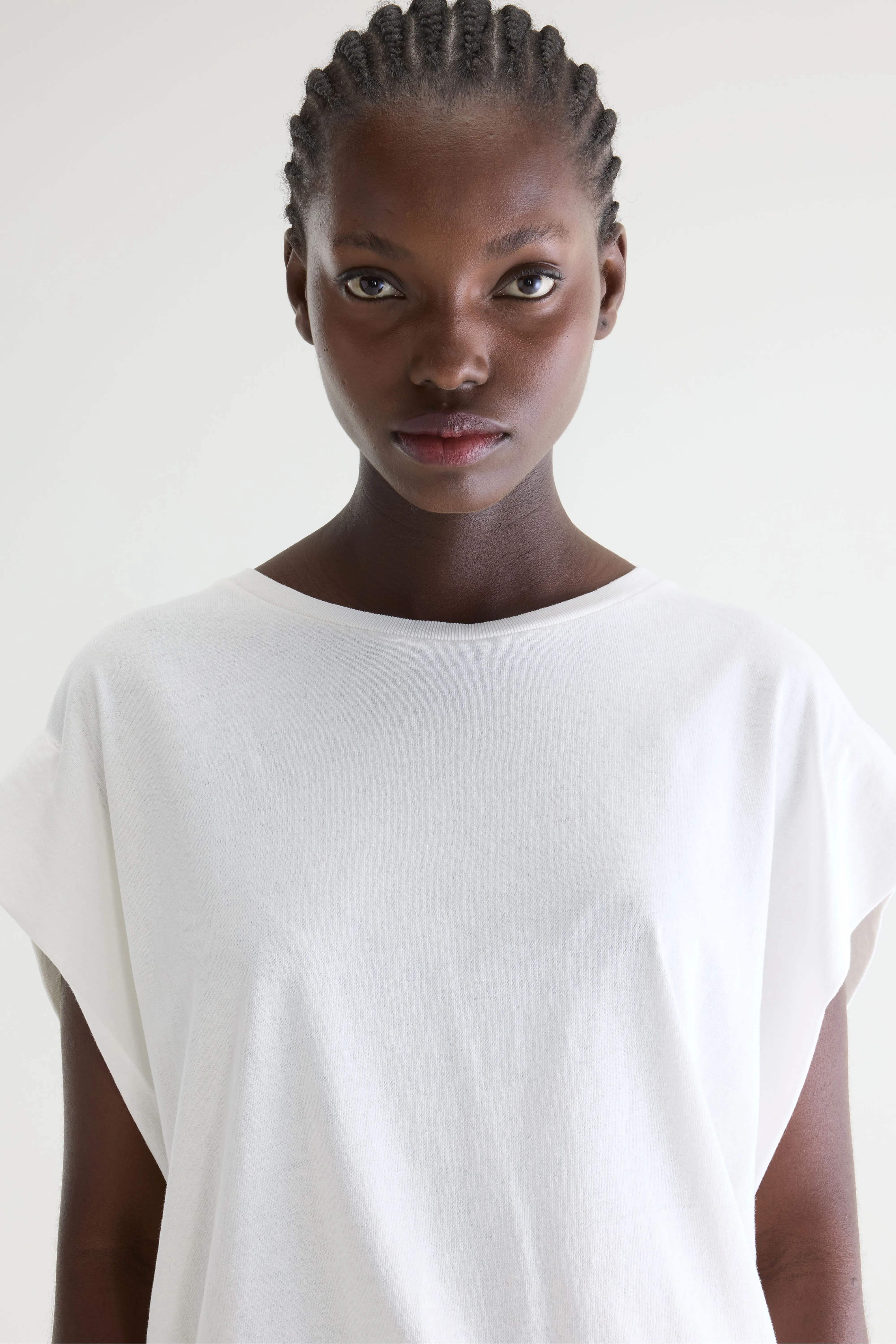 Bellerose Vice white crew-neck t-shirt (252 / W / CASPER)