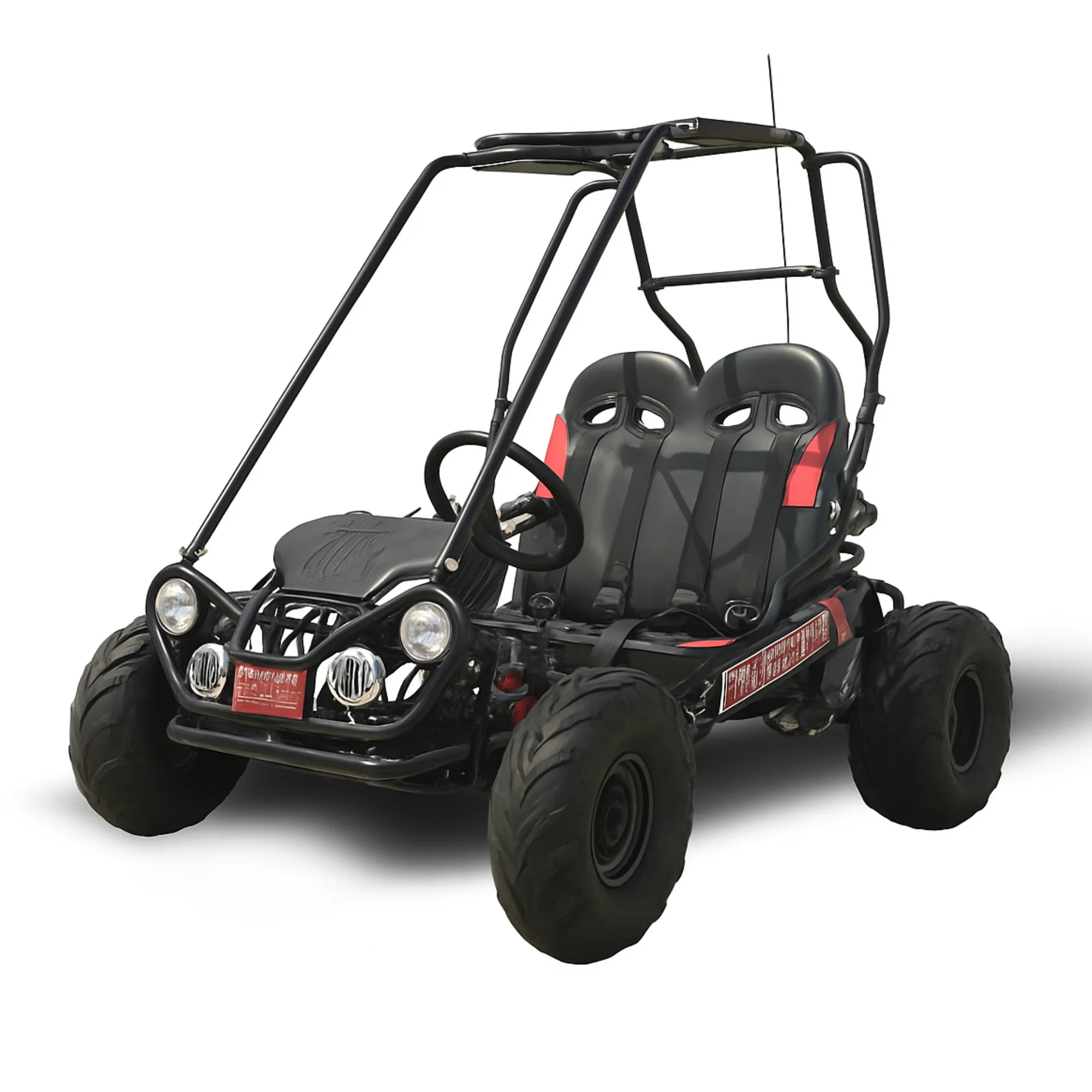Trailmaster Ultra Mini XRX+ Go Kart Buggy, High Back Seats, Adjustable for Younger Riders, Throttle Limiter and Kill Remote. with Pre-Assembled Version Now! (Plus, Green) - Image 5