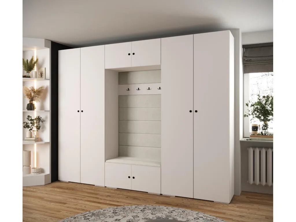 Kavehomedeco 2 armario con puertas batientes 236.7/300/47 94725WCKZ