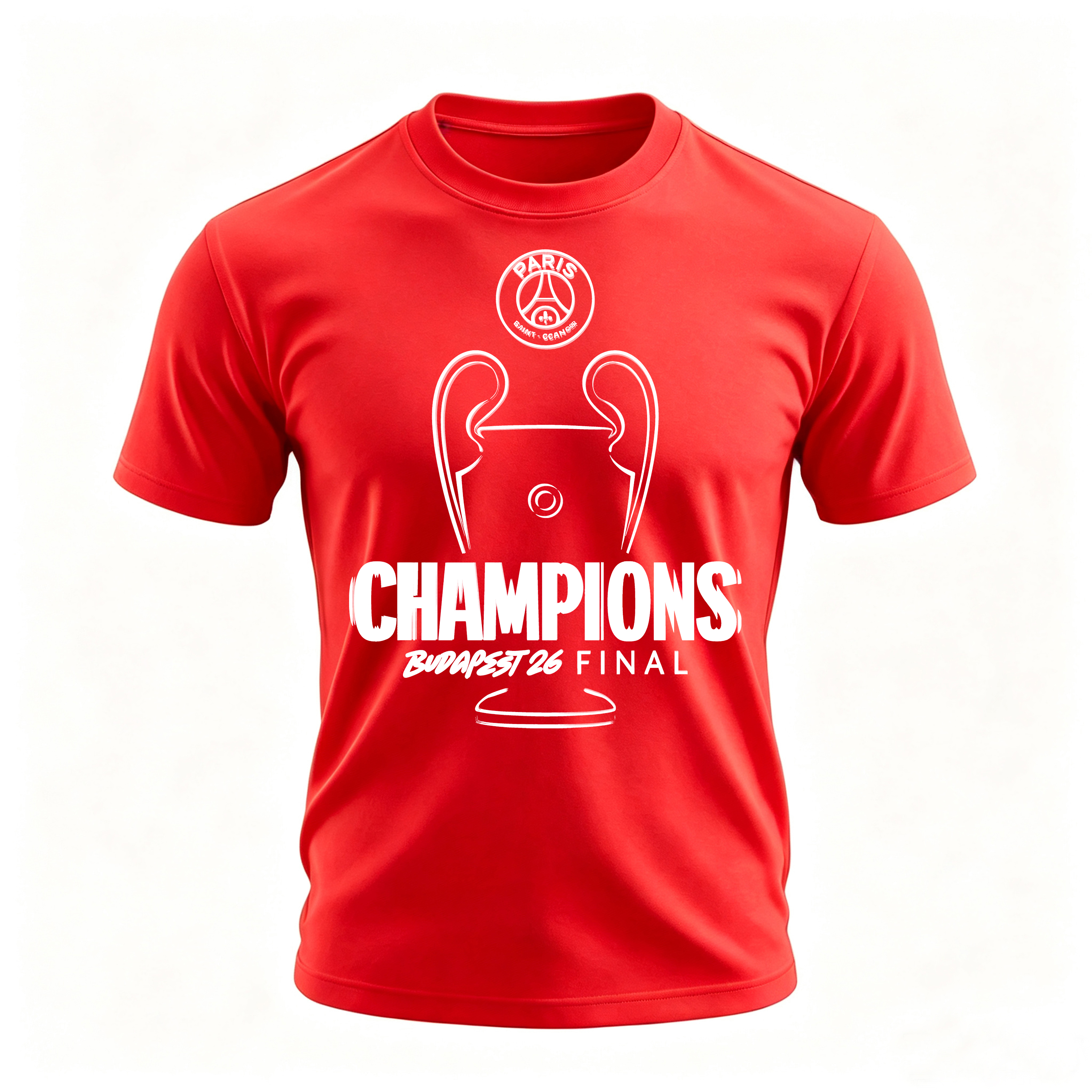 Champions Budapest 26 Final Printed Oversized Unisex T-shirt