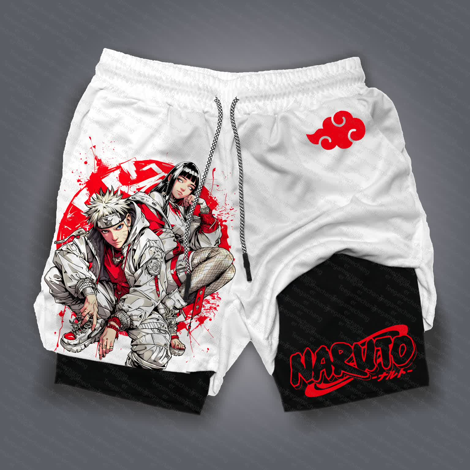 Unisex   Casual Anime Streetwear Shorts