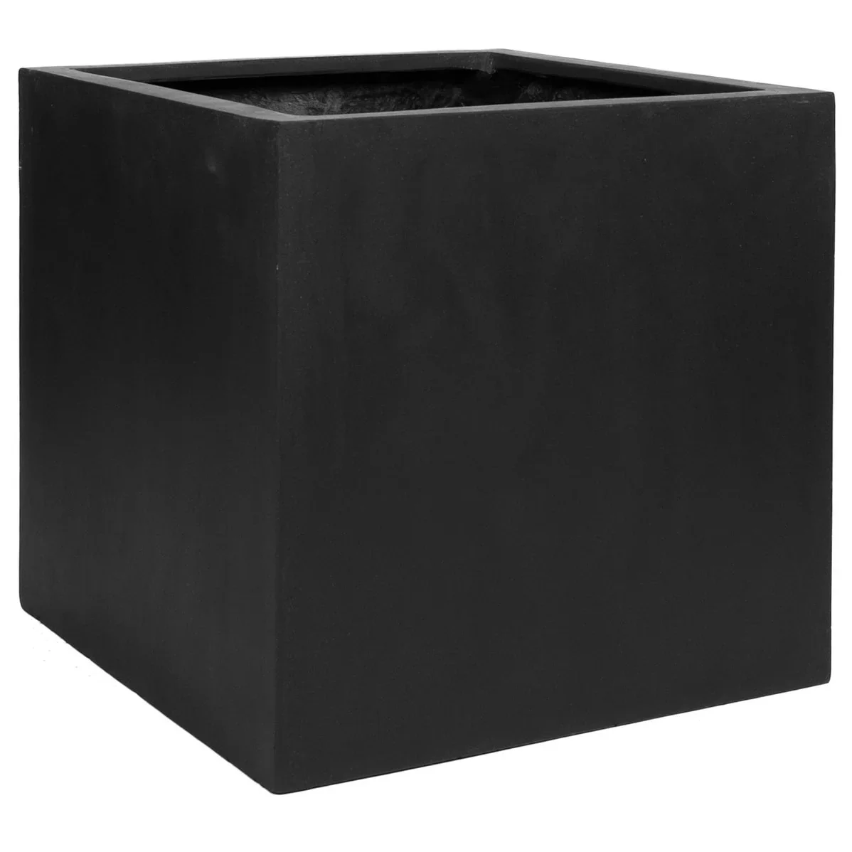 Pottery Pots Natural Block Square Planter Pot Indoor Outdoor Fiberstone Planter Box 24-in- Extra Large - 24