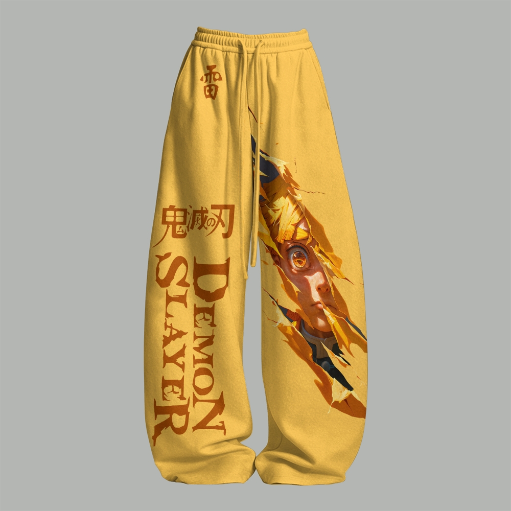 Demon Slayer Top & Elasticated Trousers Two-Piece Set
