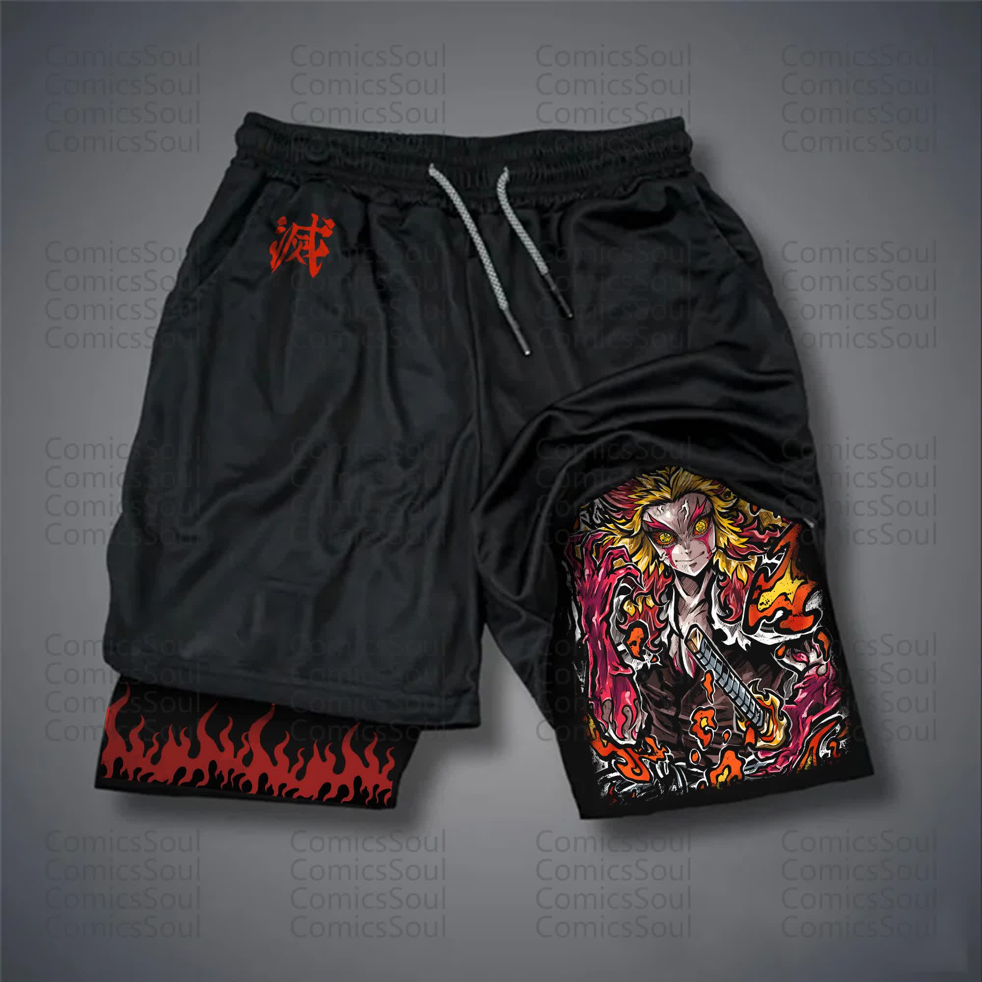 Unisex Casual Anime Streetwear Shorts 丨Comicssoul