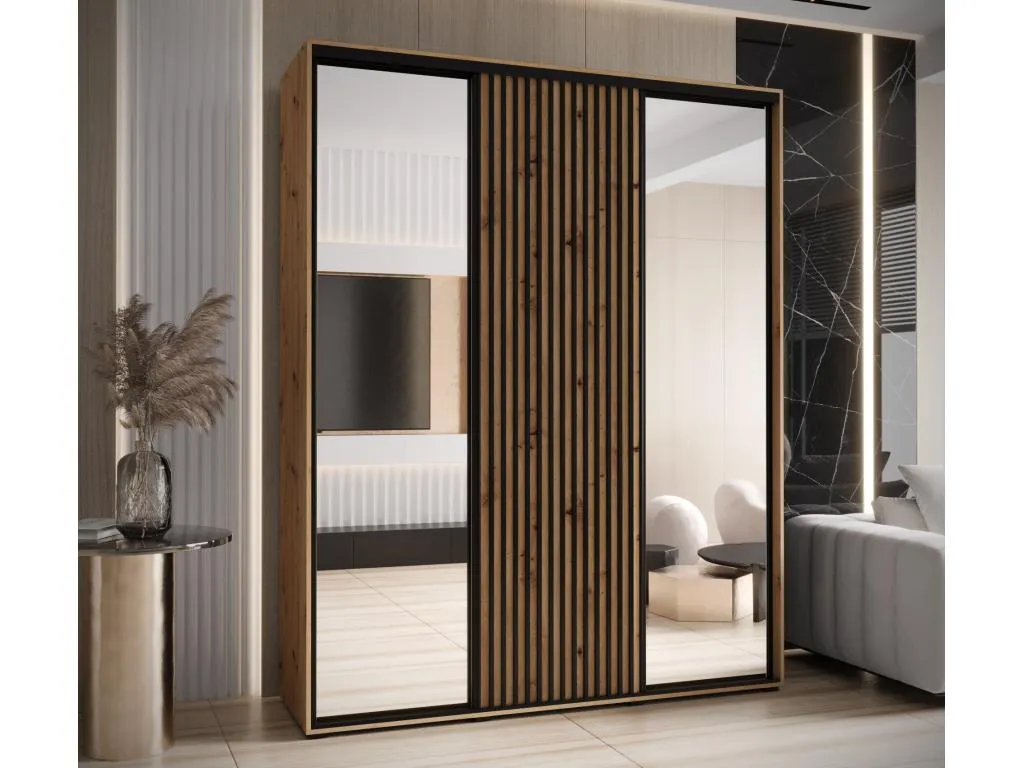 ARMARIO Decocasaes 2 DE PUERTAS CORREDERAS 205.2/200/60 3 puertas (artisan/artisan) xeih34958