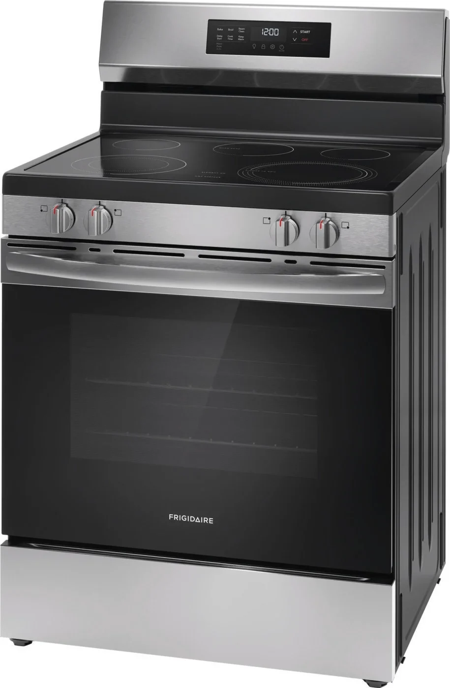 Frigidaire FCRE3062AS 30" Electric Range with Steam Clean, Stainless Steel