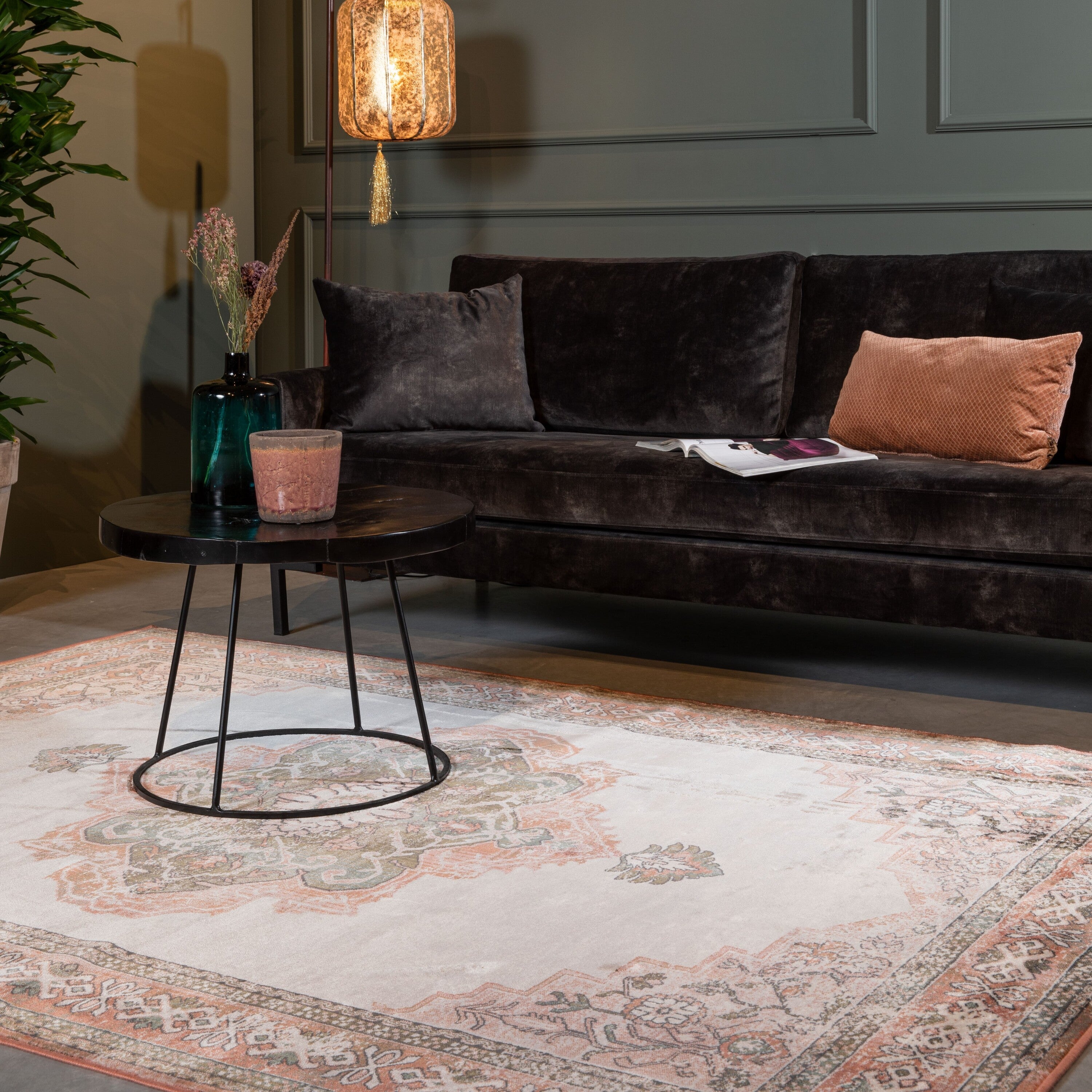 Dutchbone Mahal Vloerkleed 200 x 300 cm - Roze